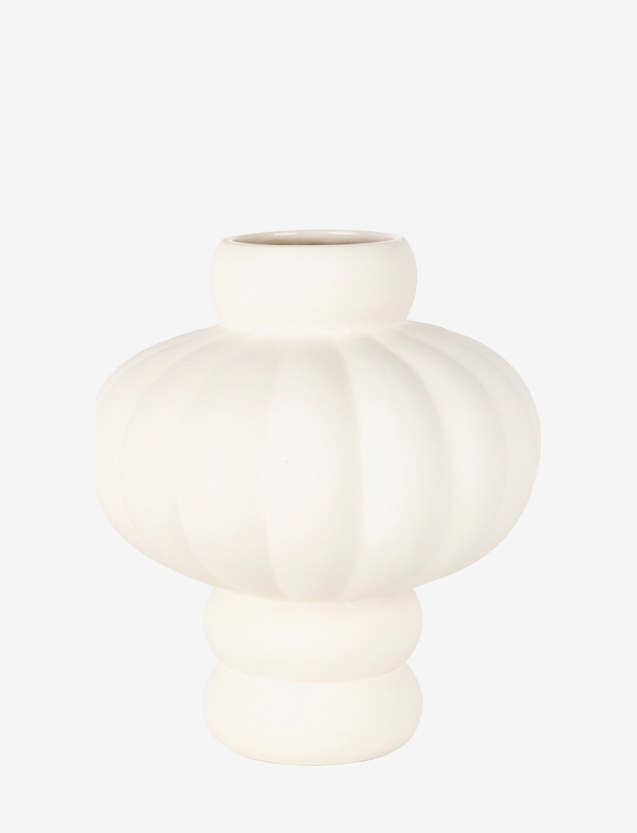 LOUISE ROE - Ceramic Balloon Vase #02 - raw white - 0