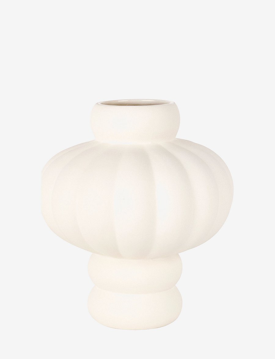 LOUISE ROE - Ceramic Balloon Vase #02 - raw white - 0
