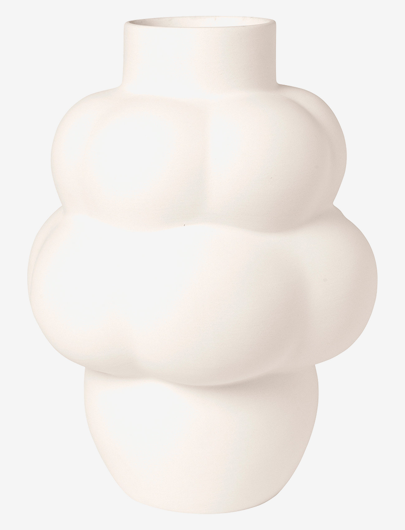 LOUISE ROE - Ceramic Balloon Vase #04 Petit - big vases - raw white - 0