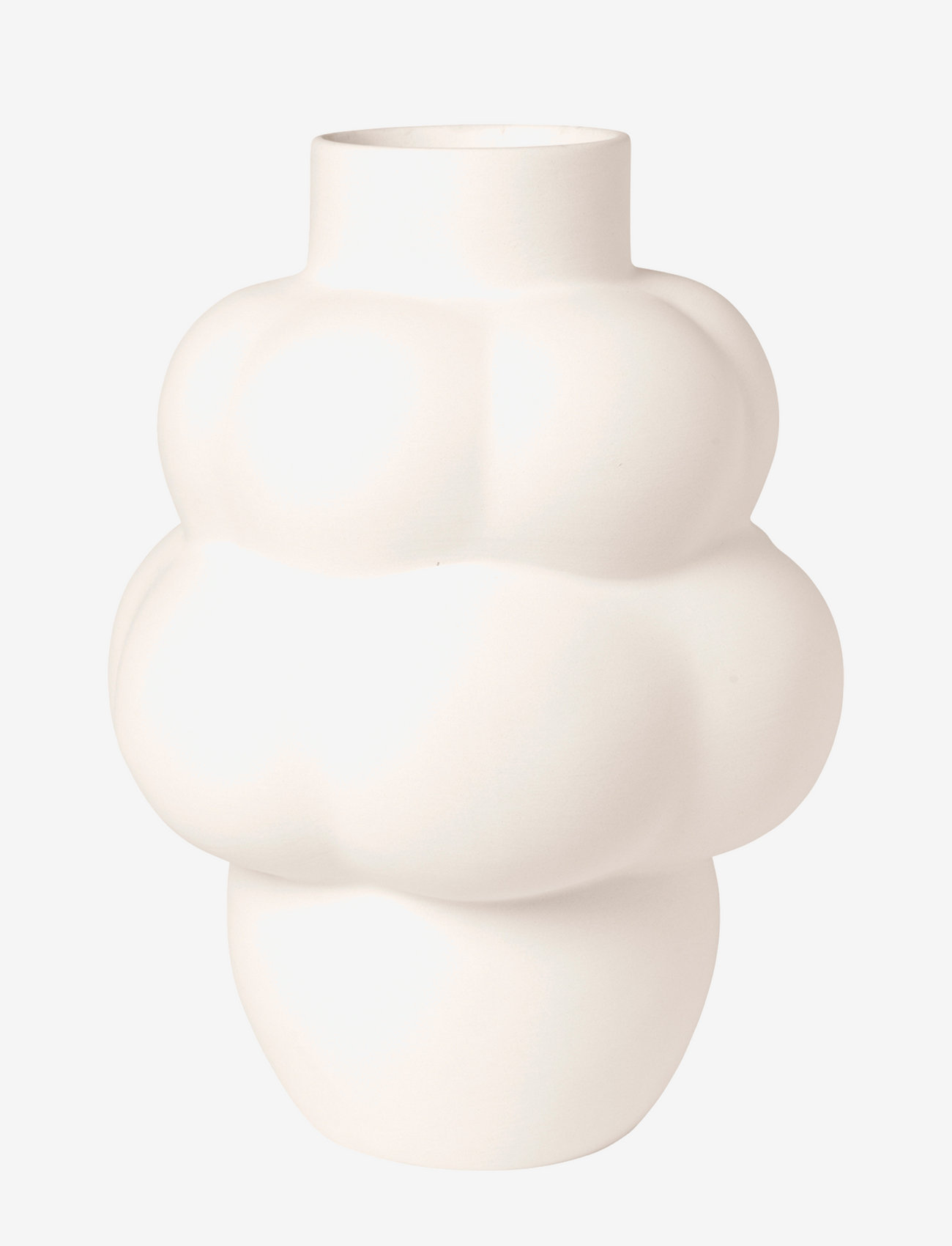 LOUISE ROE - Ceramic Balloon Vase #04 Grande - najniższe ceny - raw white - 0