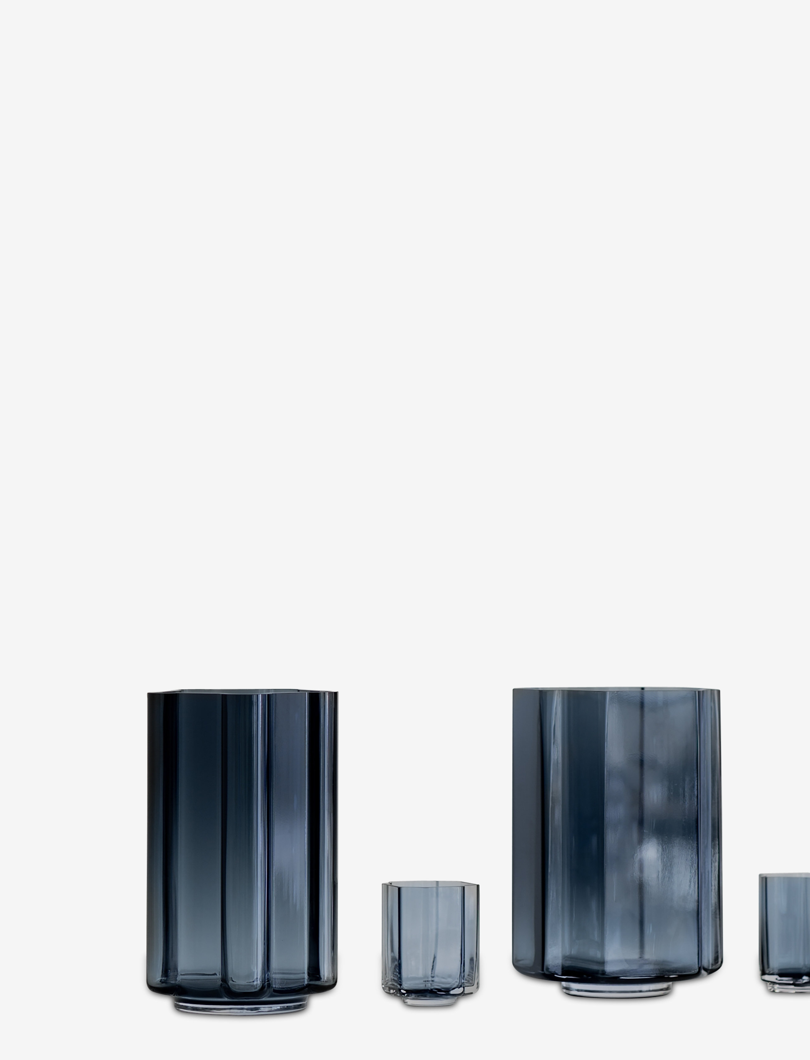 LOUISE ROE - Funki Vase Asymmetric - vasen - black - 2