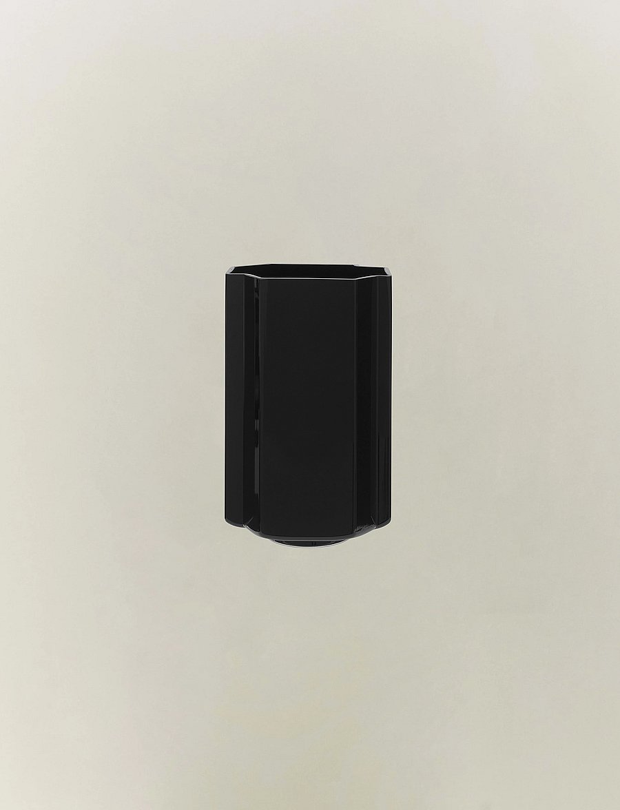 LOUISE ROE - Funki Vase Asymmetric - vasen - black - 0