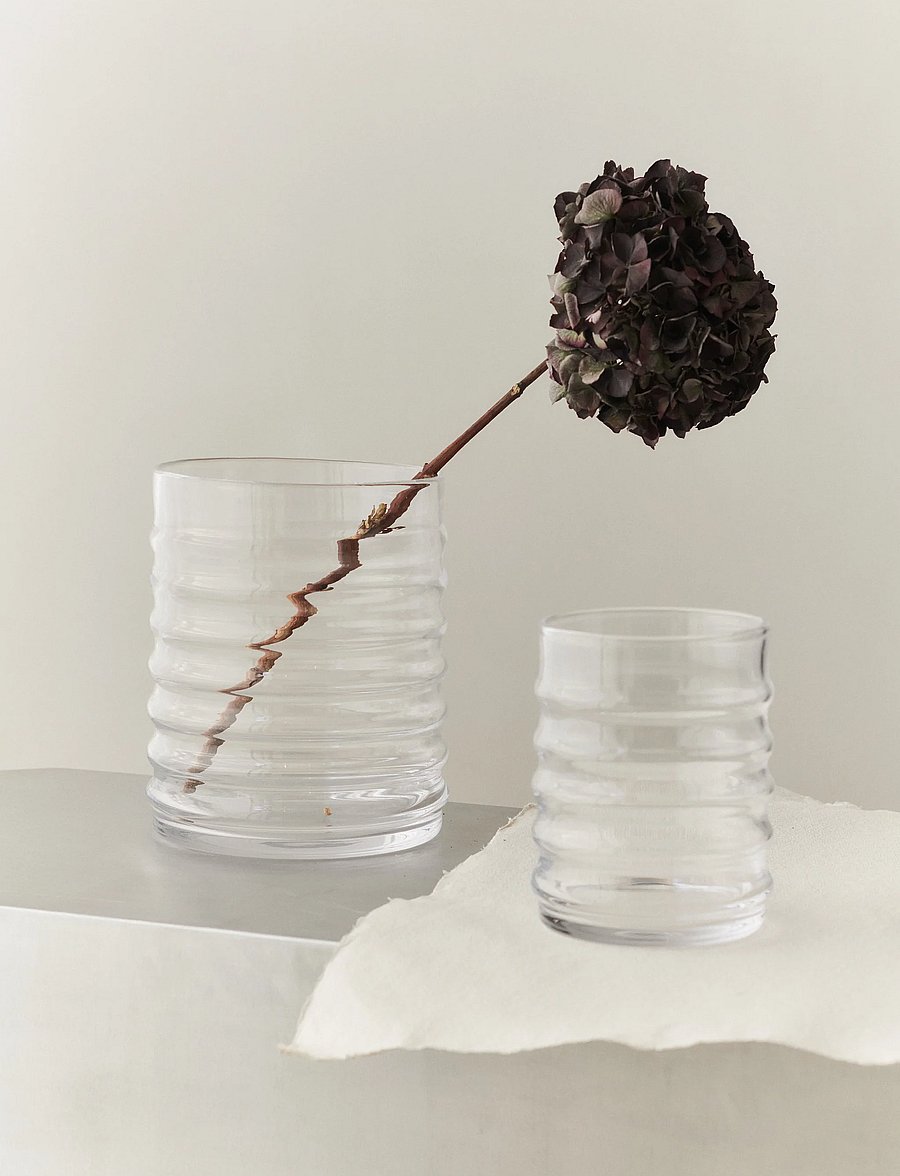 LOUISE ROE - Willy Vase - vasen - clear - 2