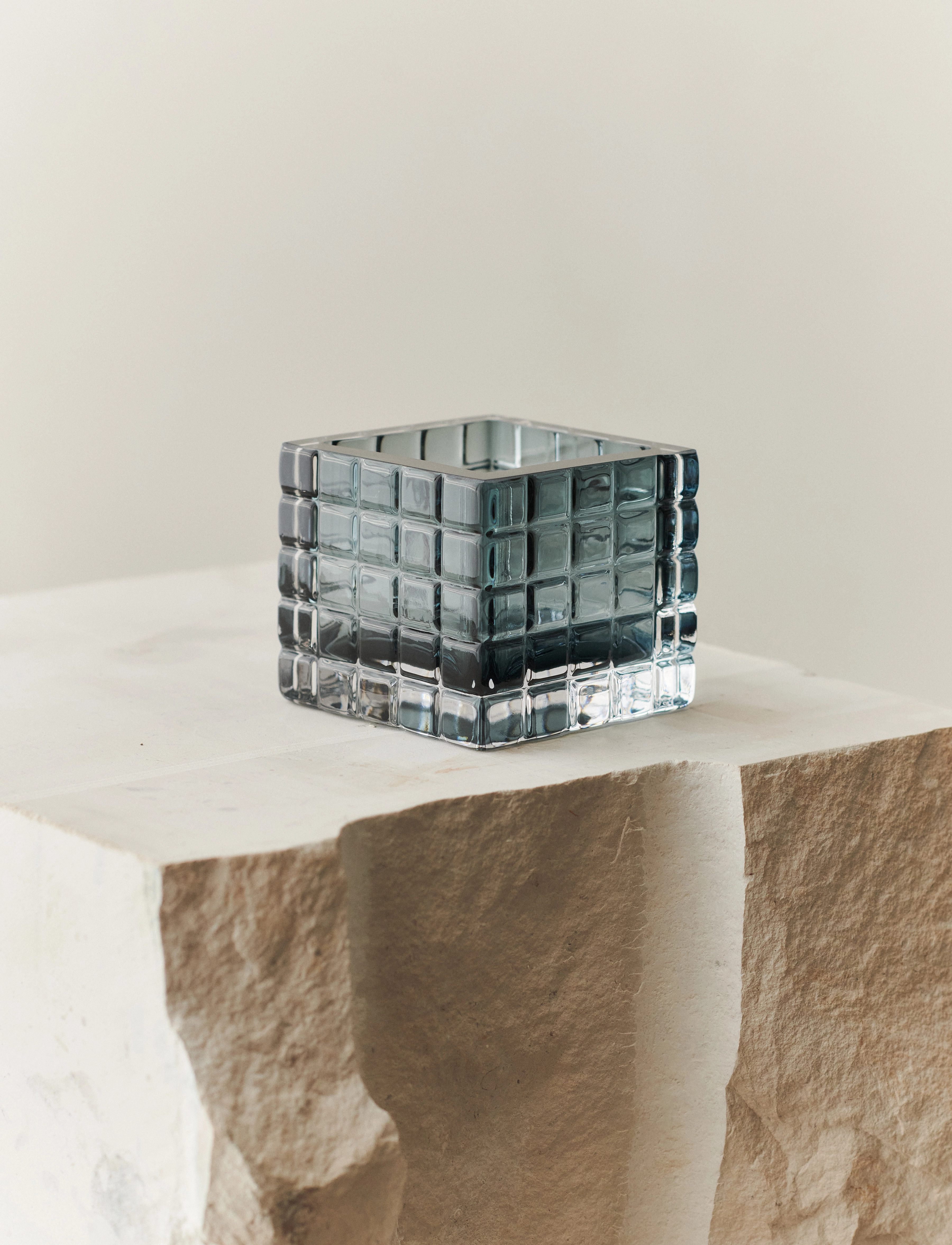 LOUISE ROE City Light, H7.5 cm, Candlesticks & Tealight Holders, Blau - Indoor Lanterns, Homeware