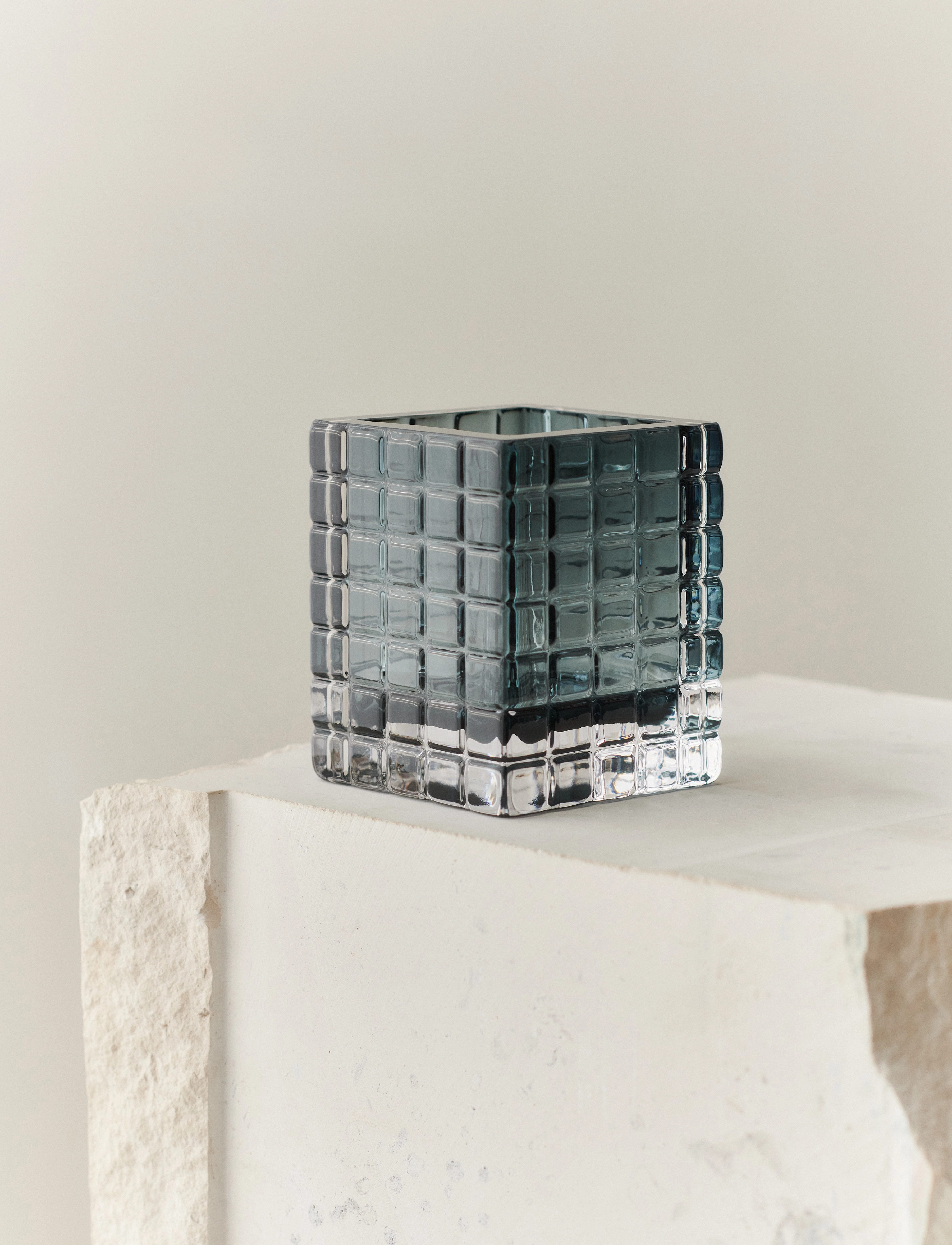 LOUISE ROE City Light, H10.5 cm, Candlesticks & Tealight Holders, Blau - Indoor Lanterns, Homeware