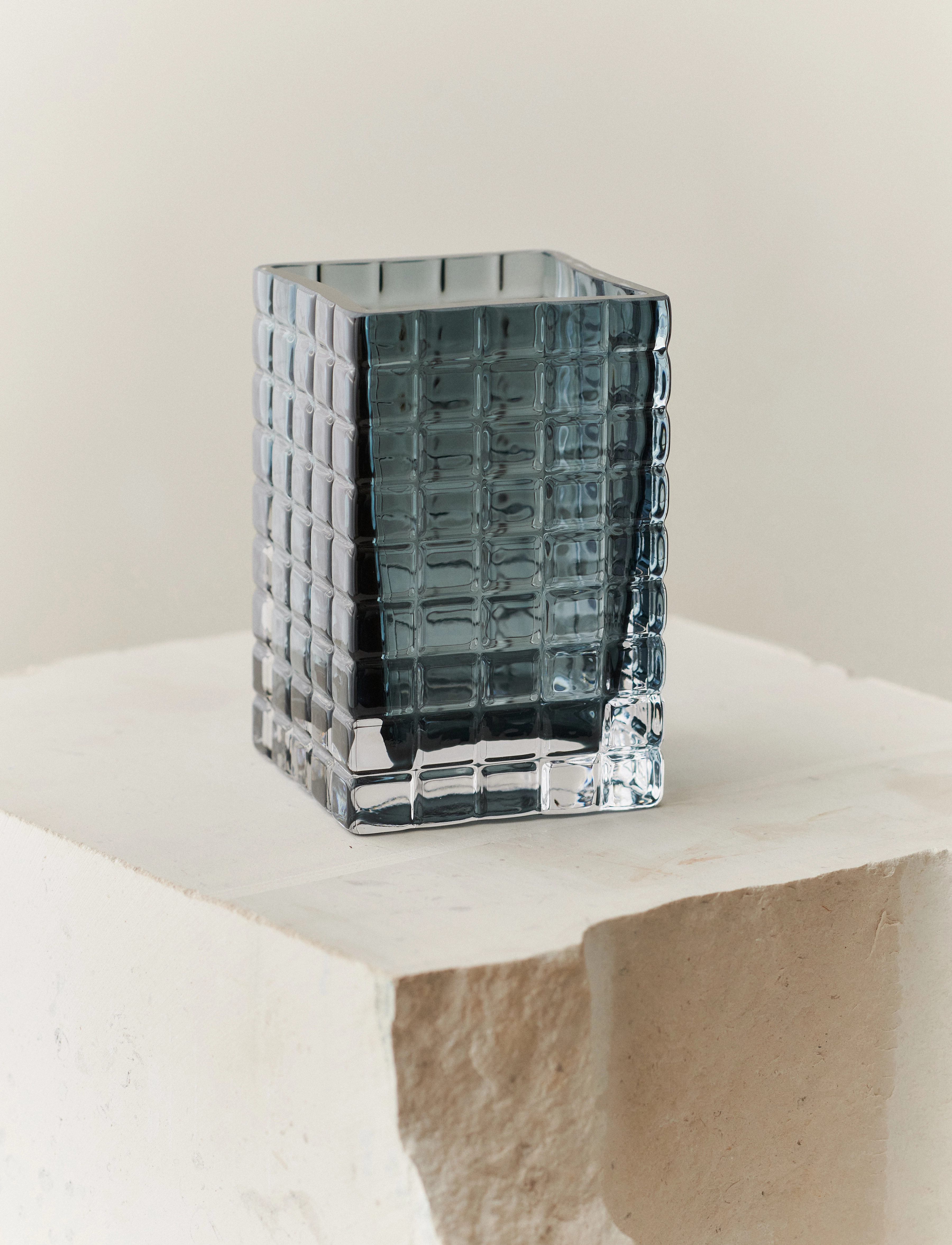 LOUISE ROE City Light, H13.5 cm, Candlesticks & Tealight Holders, Blau - Indoor Lanterns, Homeware