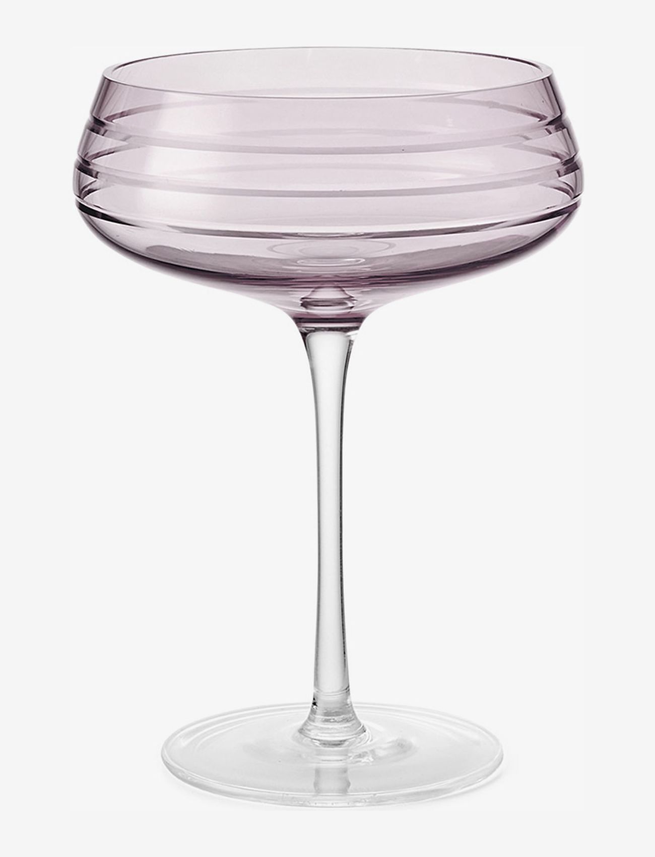 LOUISE ROE - Champagne Coupe Triple Cut - champagneglas - pink - 1