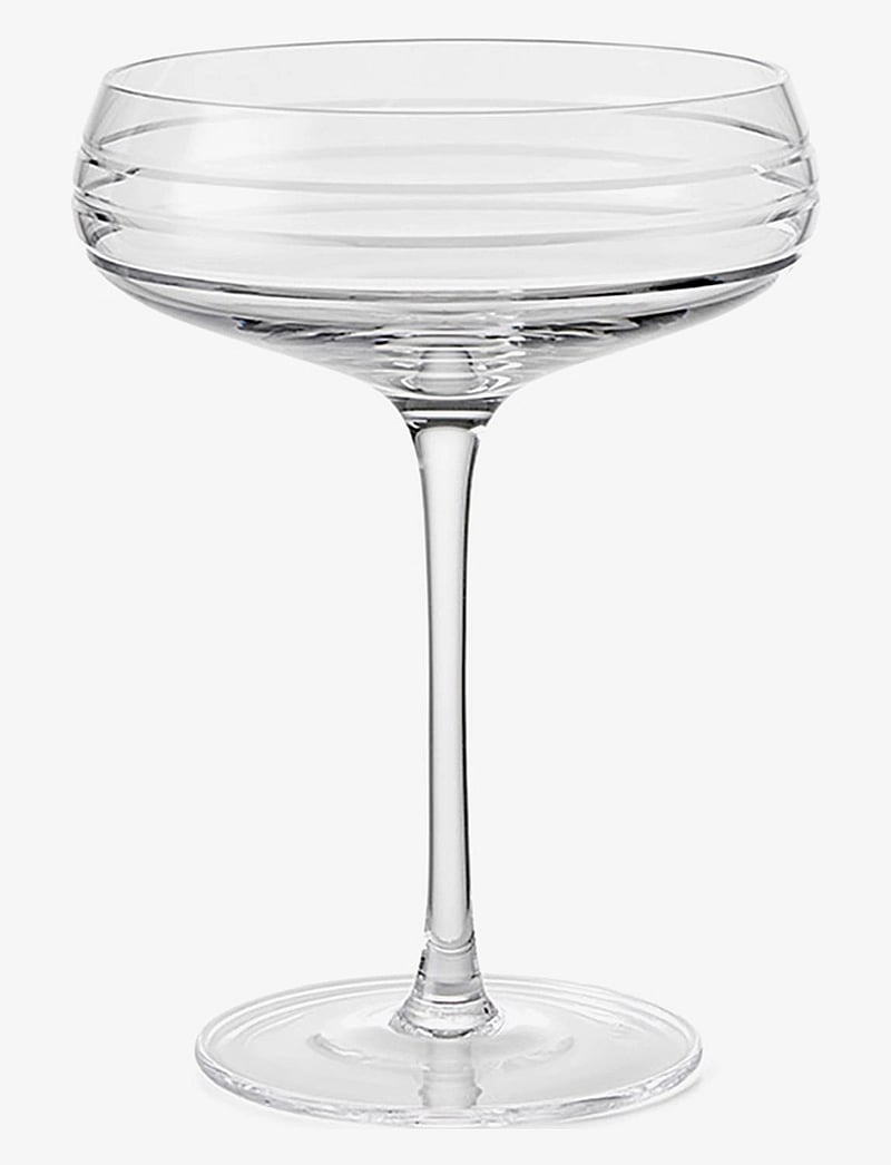 LOUISE ROE - Champagne Coupe Triple Cut - sektgläser - clear - 1