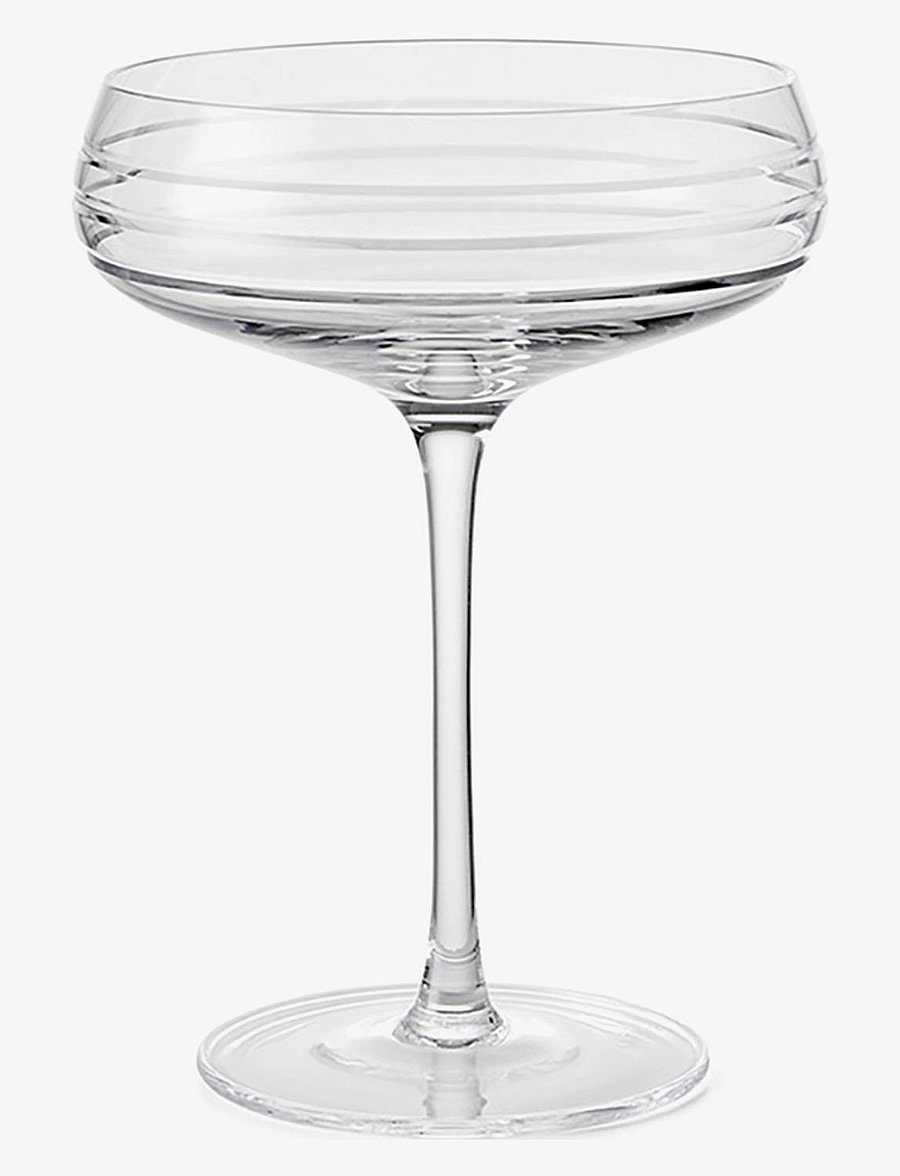 LOUISE ROE - Champagne Coupe Triple Cut - sektgläser - clear - 1