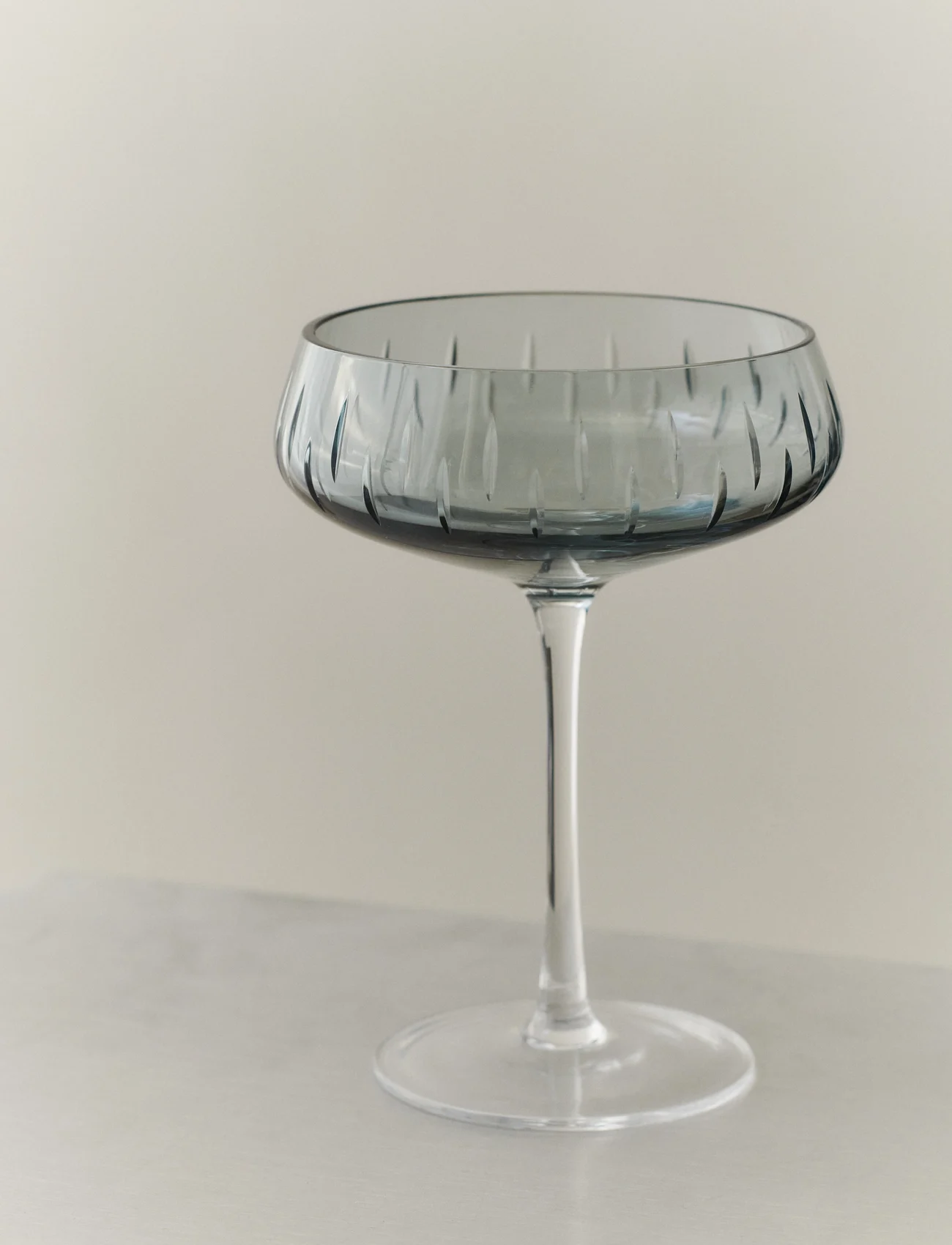 LOUISE ROE - Champagne Coupe - champagneglass - blue - 1