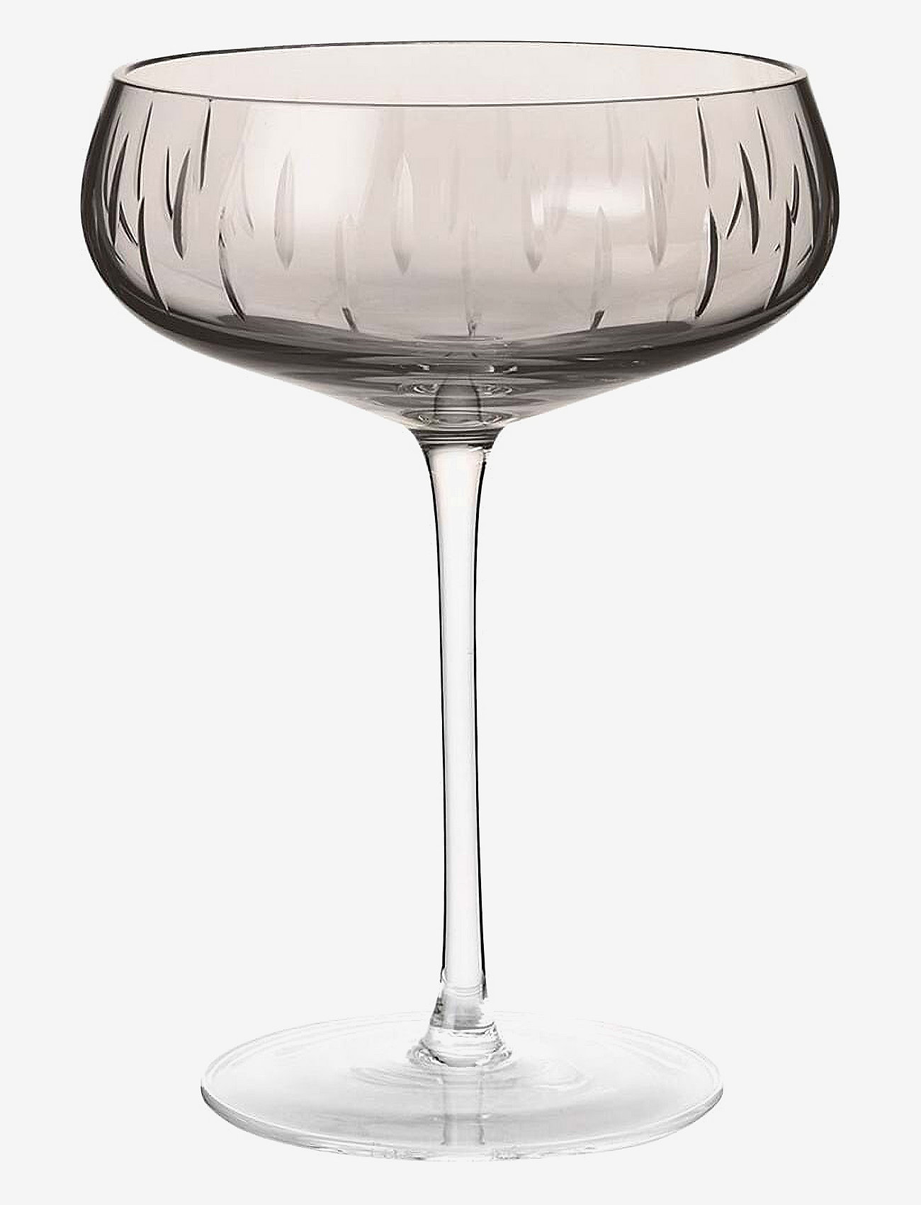 LOUISE ROE - Champagne Coupe Single Cut - champagneglas - grey - 1