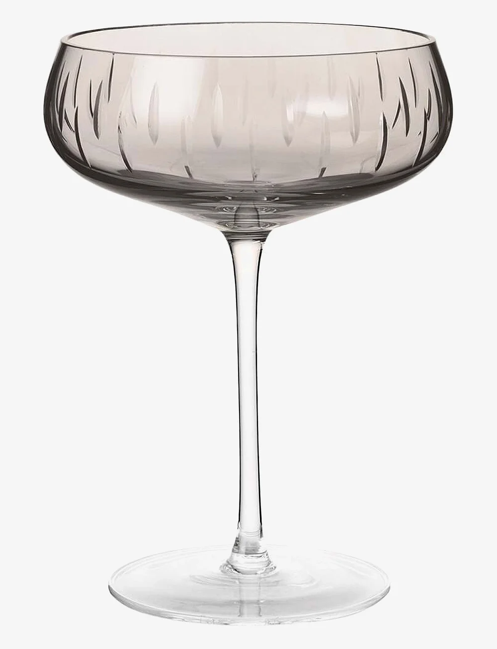LOUISE ROE - Champagne Coupe Single Cut - kampavínsglös - grey - 0