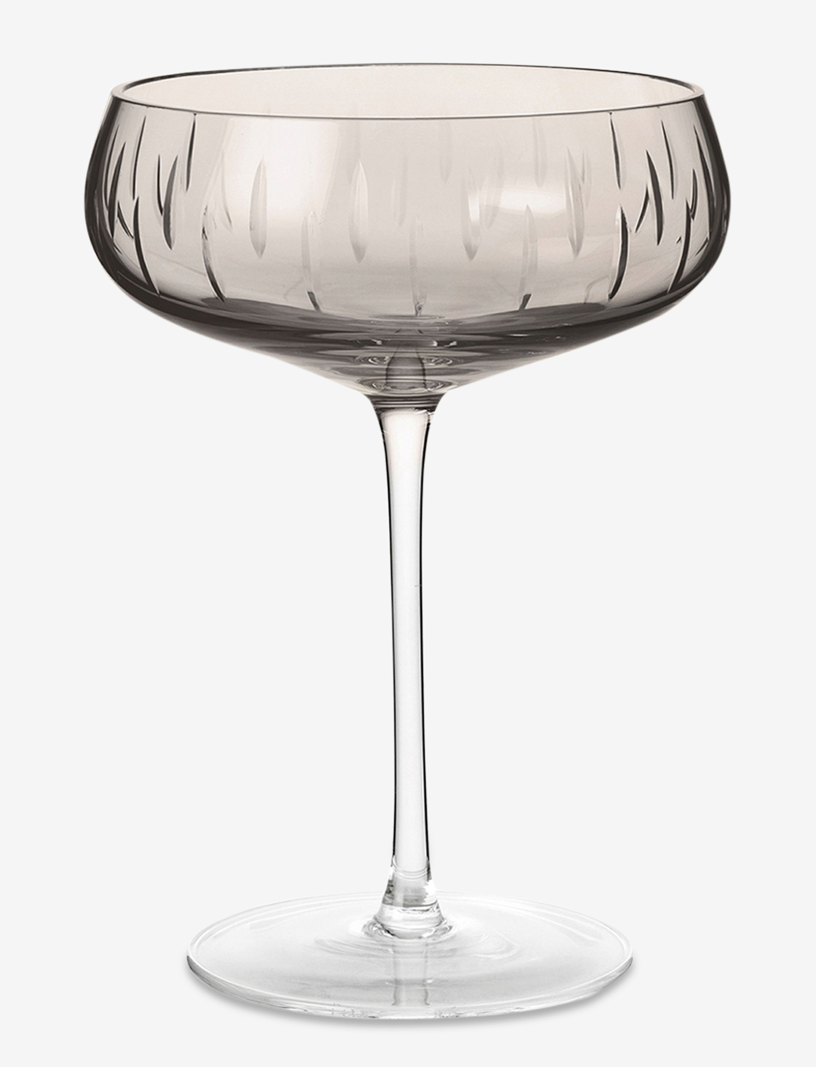 LOUISE ROE Champagne Coupe - Borddækning - SMOKE / clear