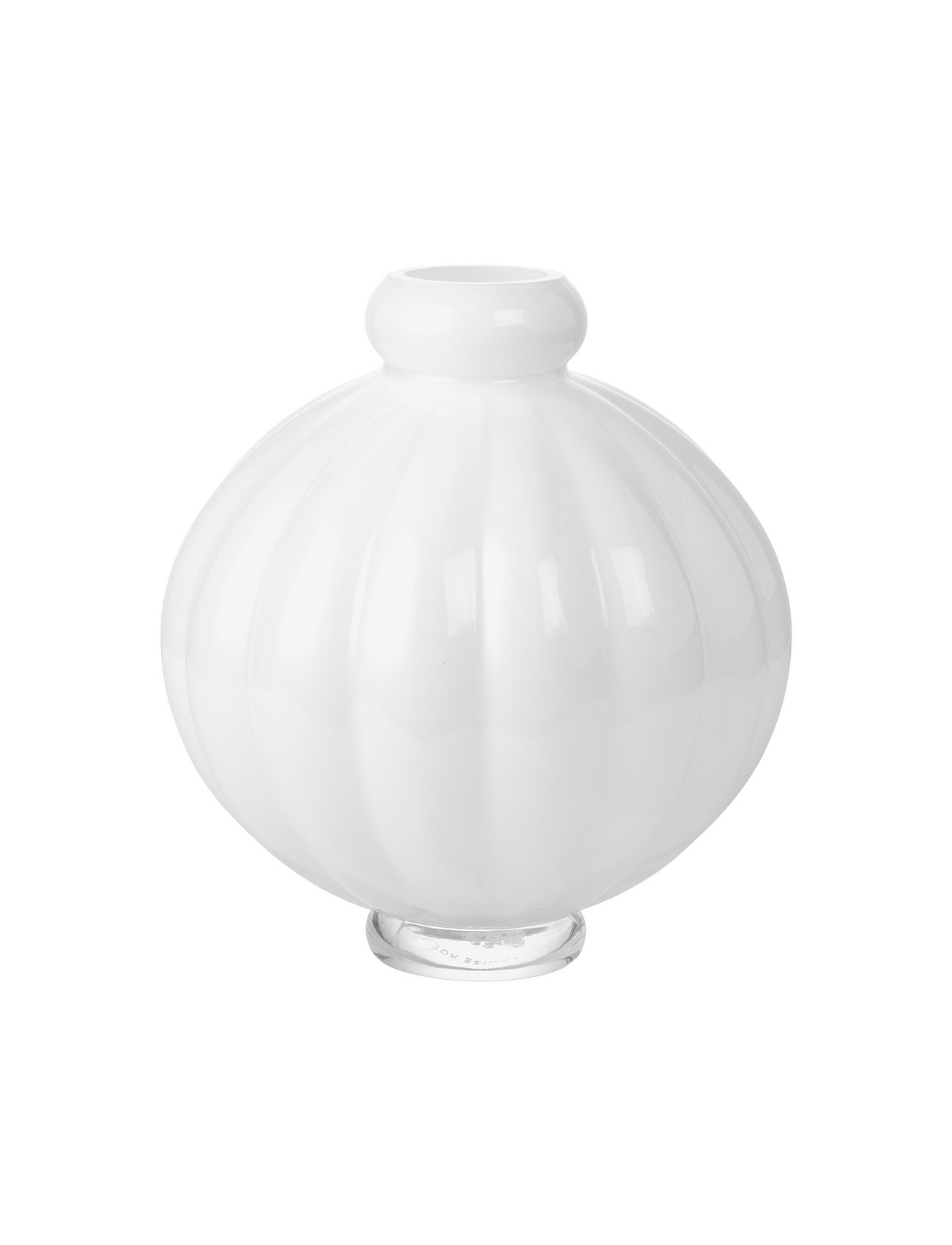 LOUISE ROE - Balloon Vase #01 - fødselsdagsgaver - opal white - 1