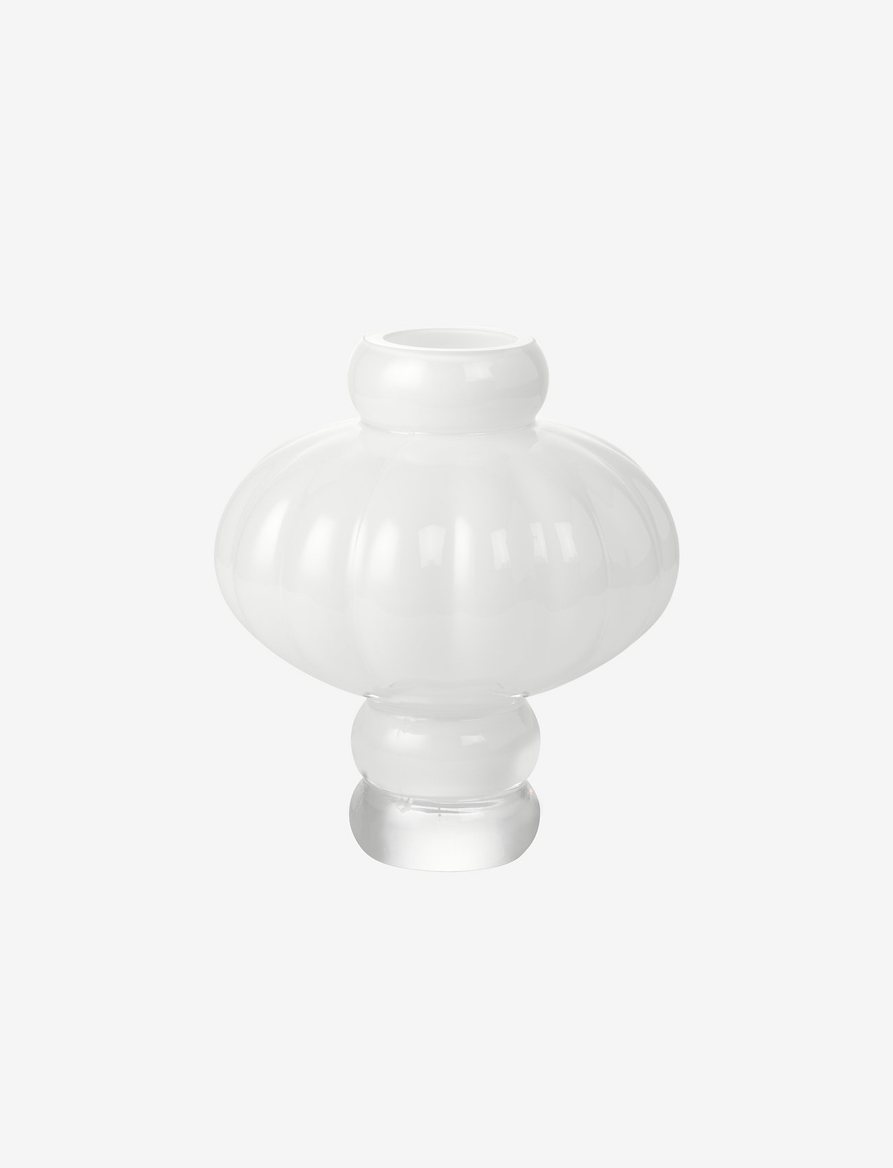 LOUISE ROE - Balloon Vase #02 - duże wazony - opal white - 0