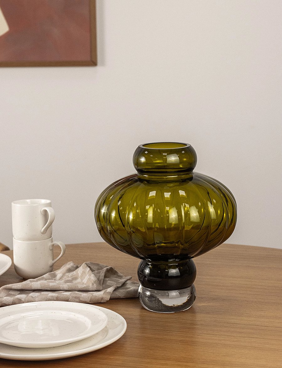 LOUISE ROE - Balloon Vase 08 - green - 1