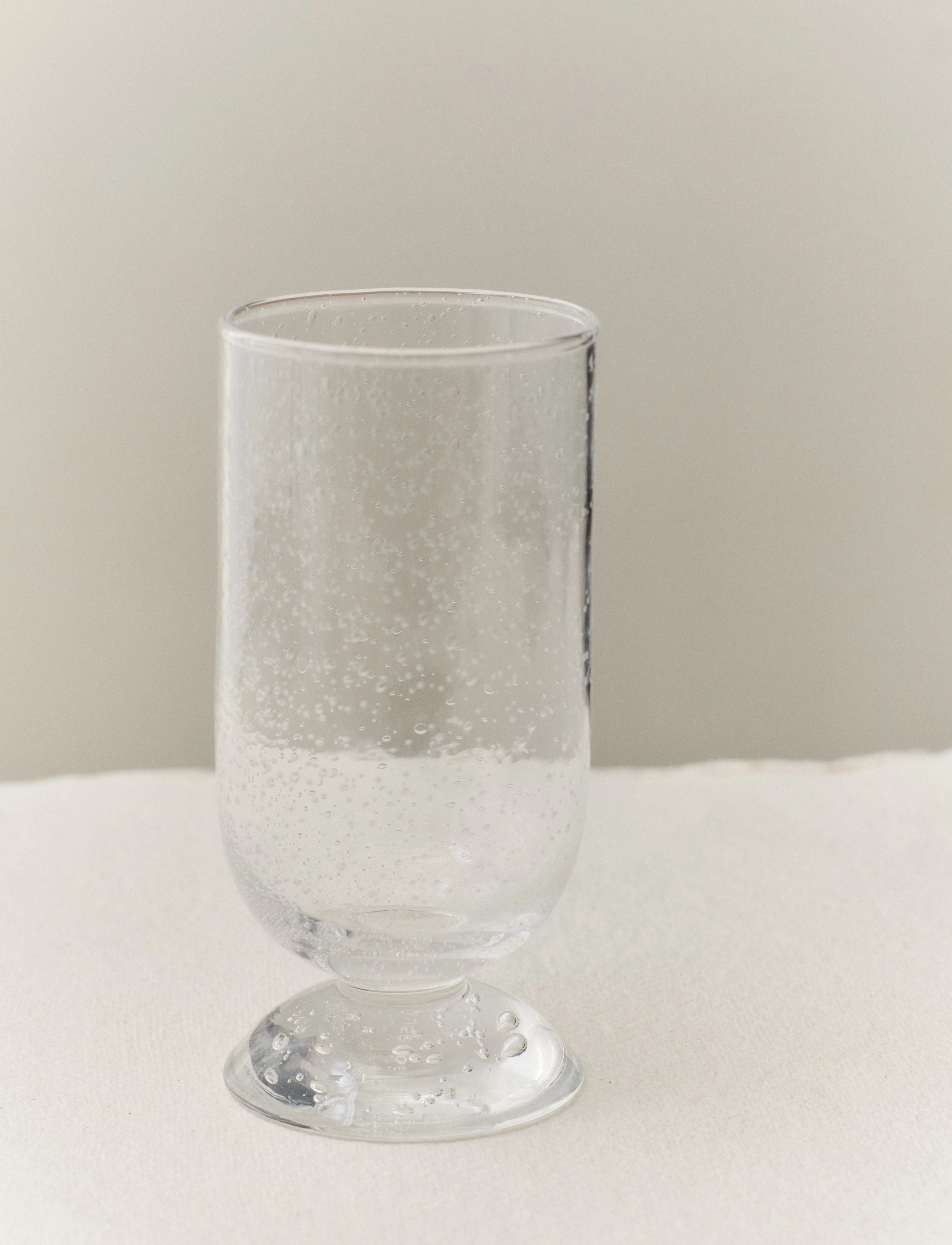 LOUISE ROE Bubble Glass, H16 cm, Nude, Glas > Shotglas, Unisex