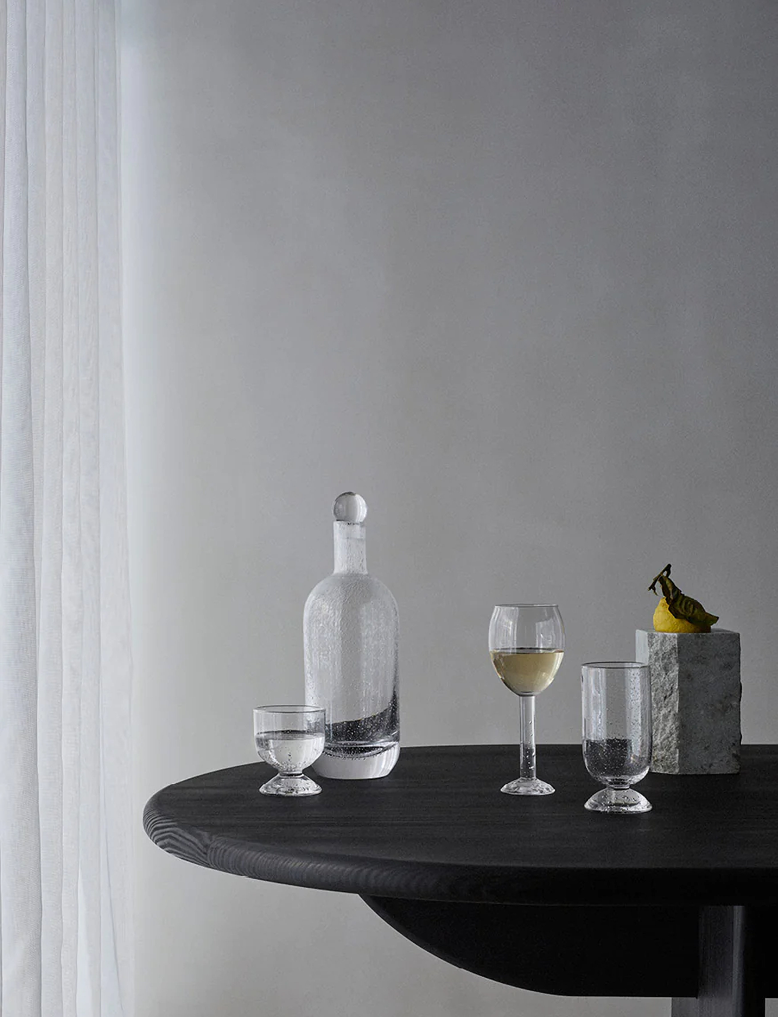 LOUISE ROE - Bubble Glass - shotiklaasid - clear - 2