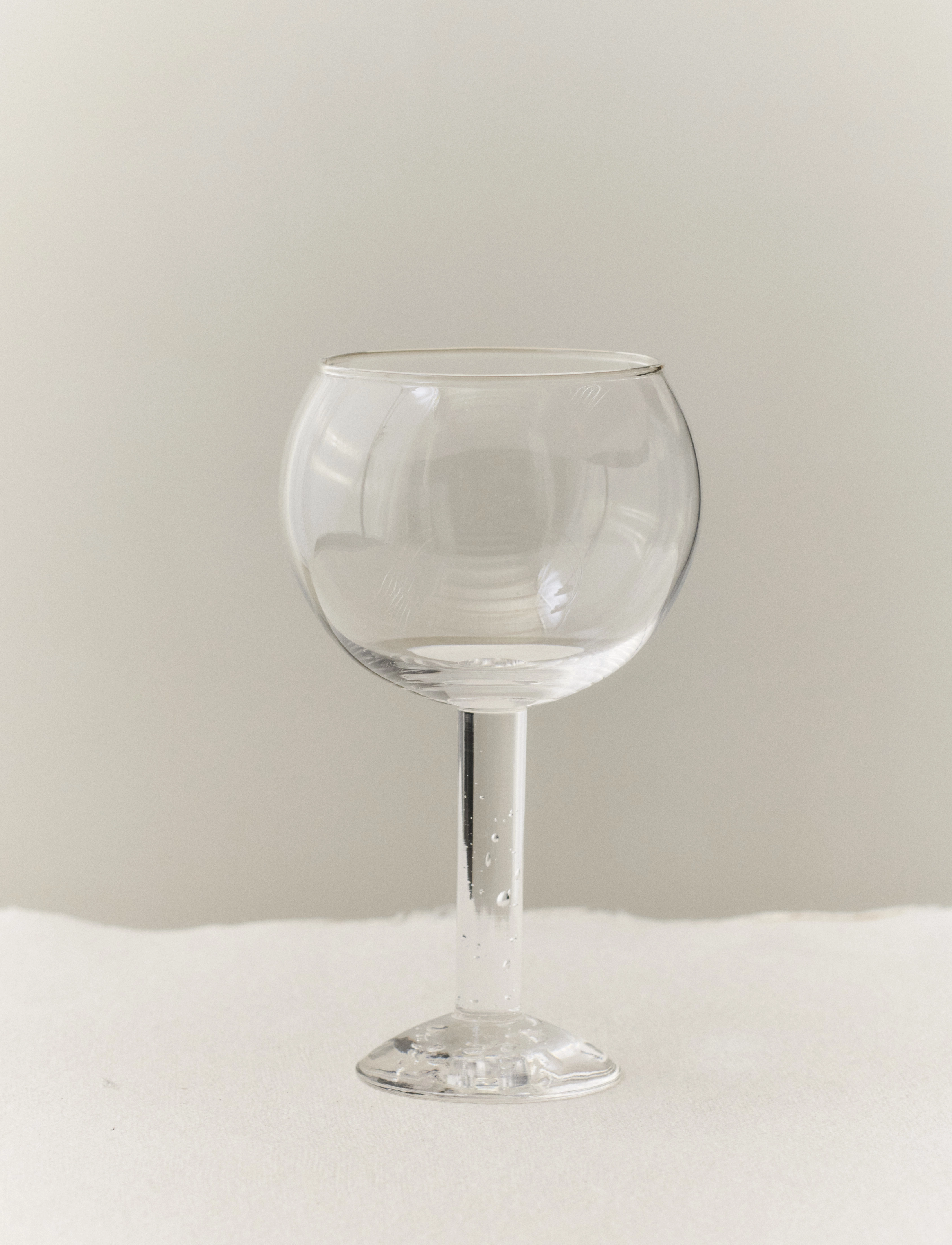 LOUISE ROE Bubble Glass, Cocktail, Plain Top, H10 cm, Nackt - Cocktail Homeware