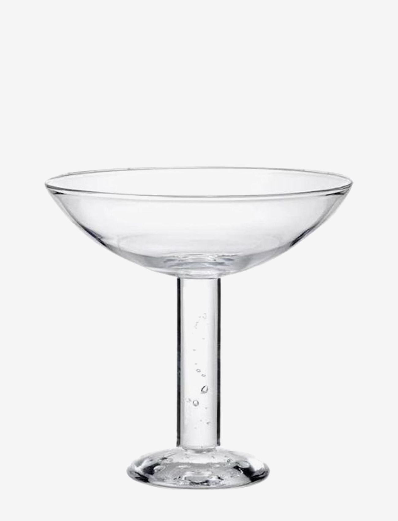 LOUISE ROE Bubble Glass, Champagne Coupe, plain top - Borddækning - CLEAR / undefined