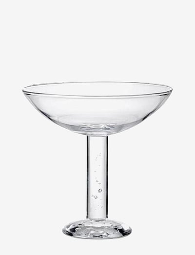 LOUISE ROE Bubble Glass, Champagne Coupe, plain top - Sektgläser - CLEAR / undefined