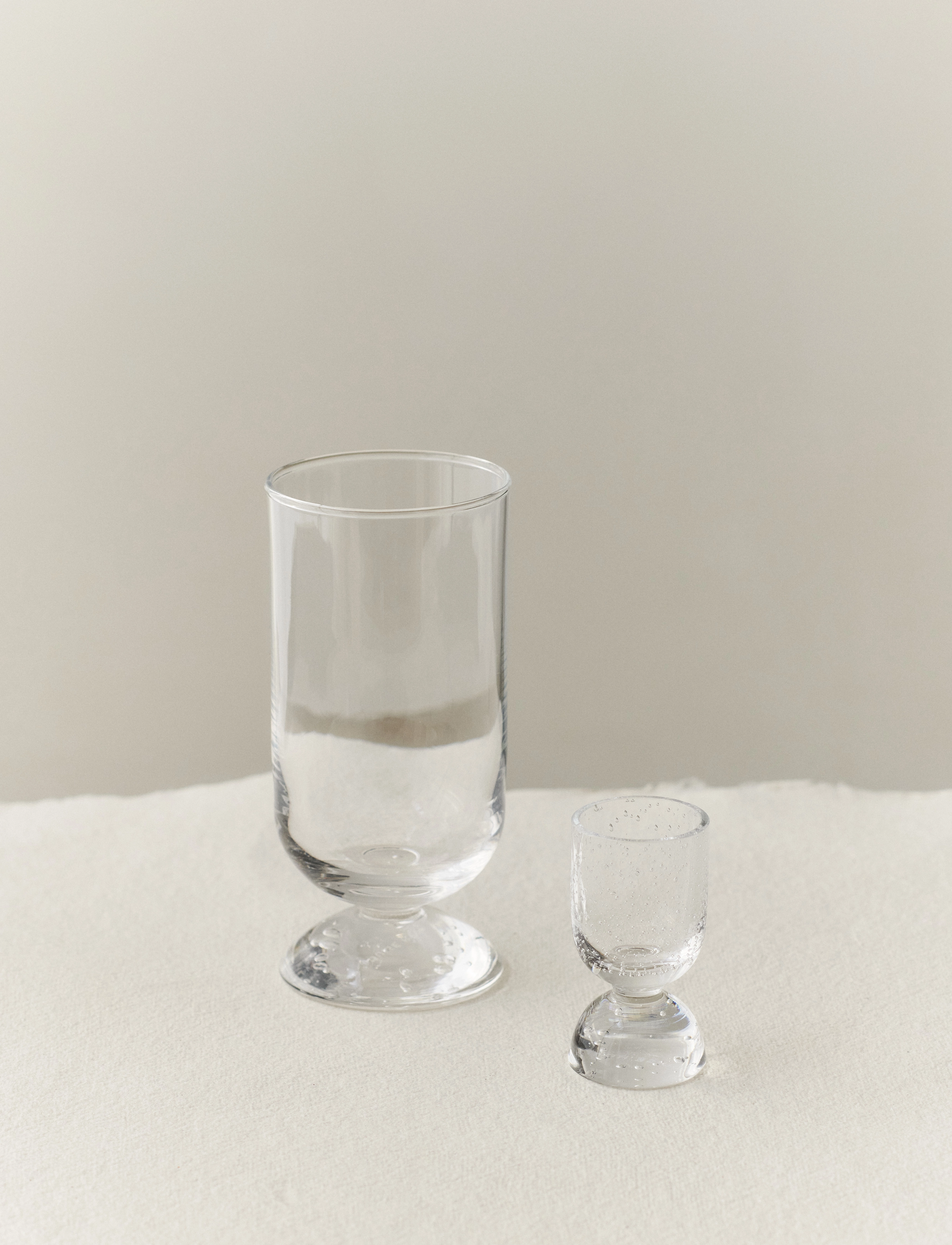 LOUISE ROE - Bubble Glass - snapsglas - clear - 2