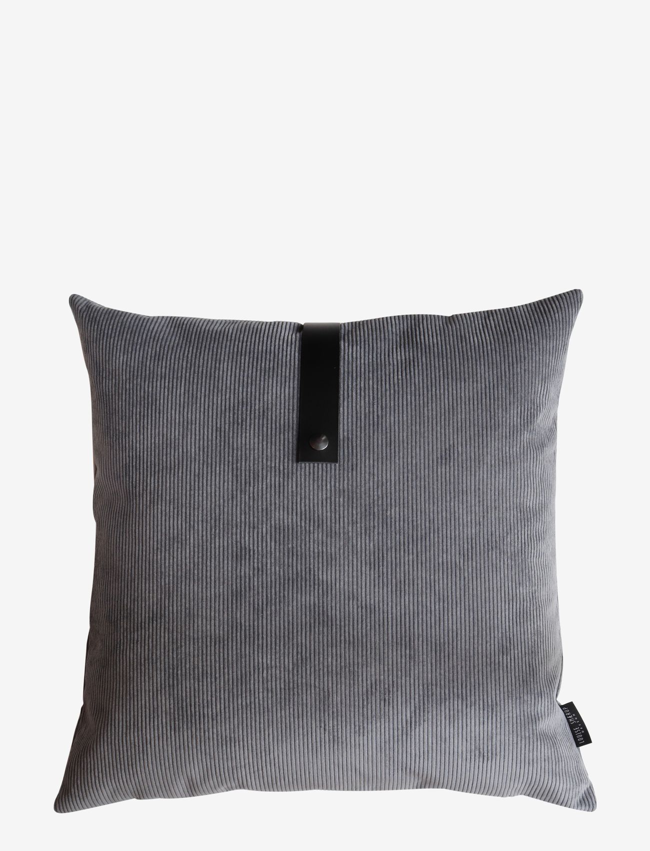 Louise Smærup - Corduroy Cushion Cover - najniższe ceny - light grey - 0