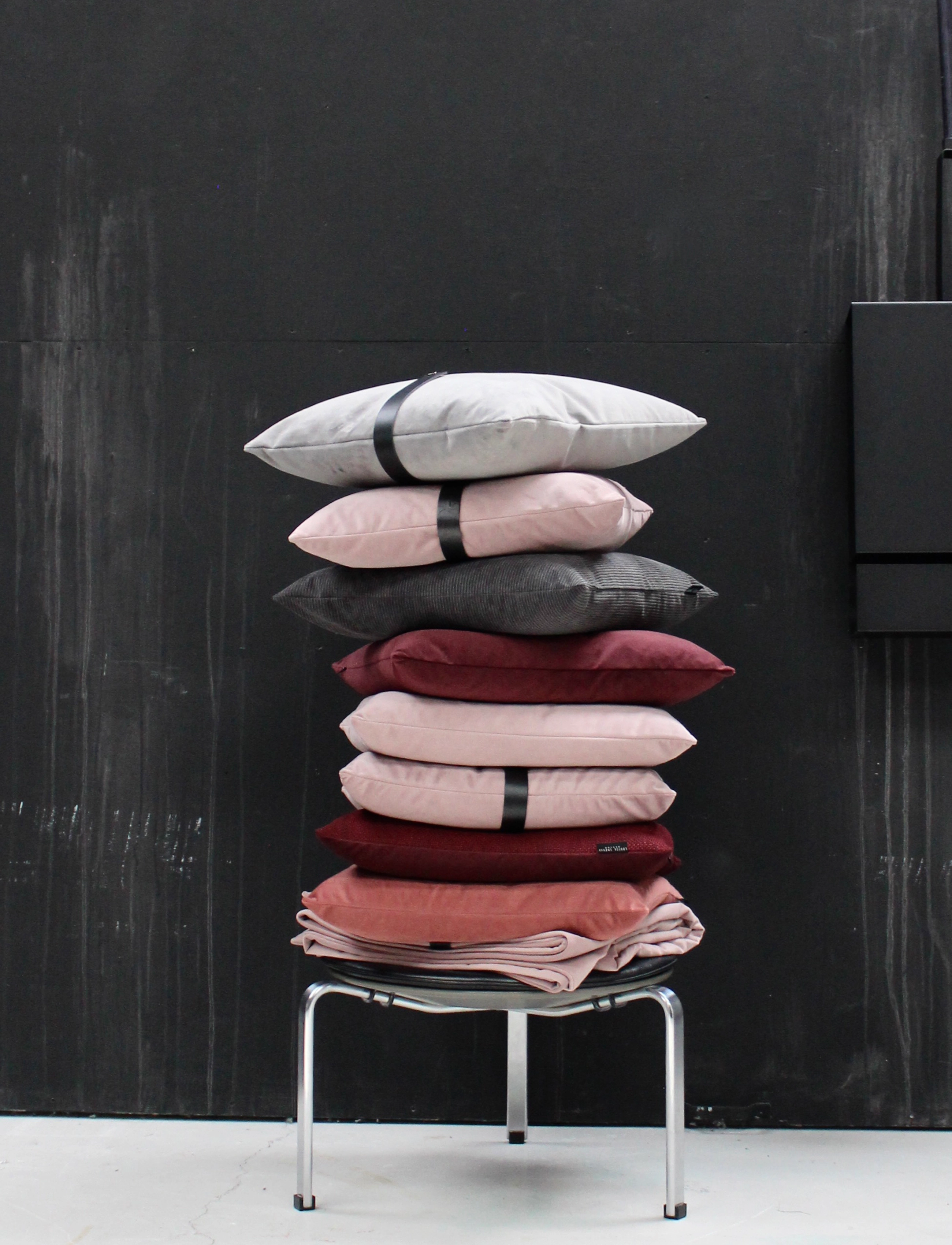 Louise Smærup - Velour Pudebetræk uden strop - dusty rose - 4