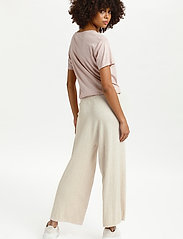 Lounge Nine - LN Mallory Knit Pants - festklær til outlet-priser - pastel parchment melange - 4