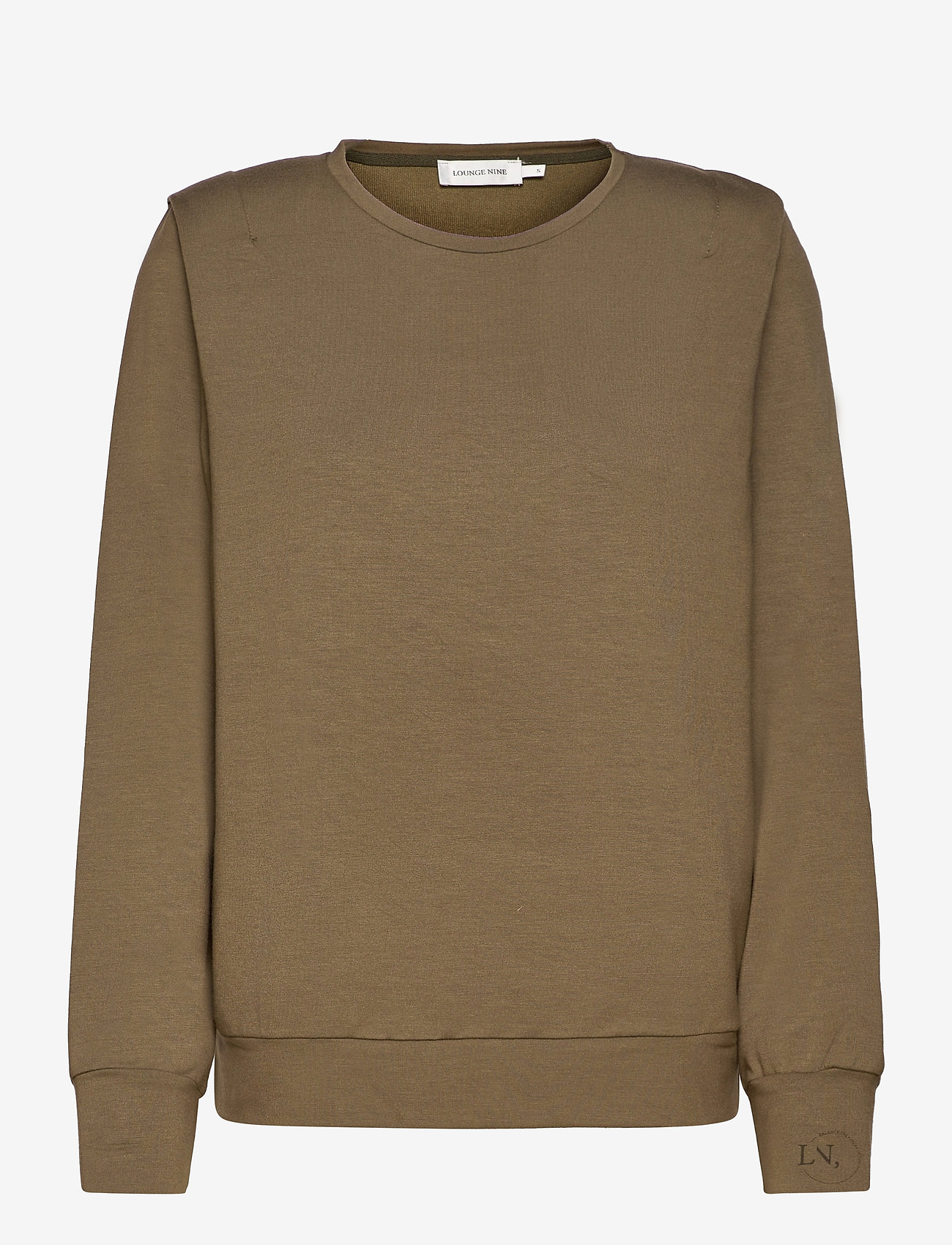 Lounge Nine - LNKira Shoulderpad Sweatshirt - pullover - tarmac - 0