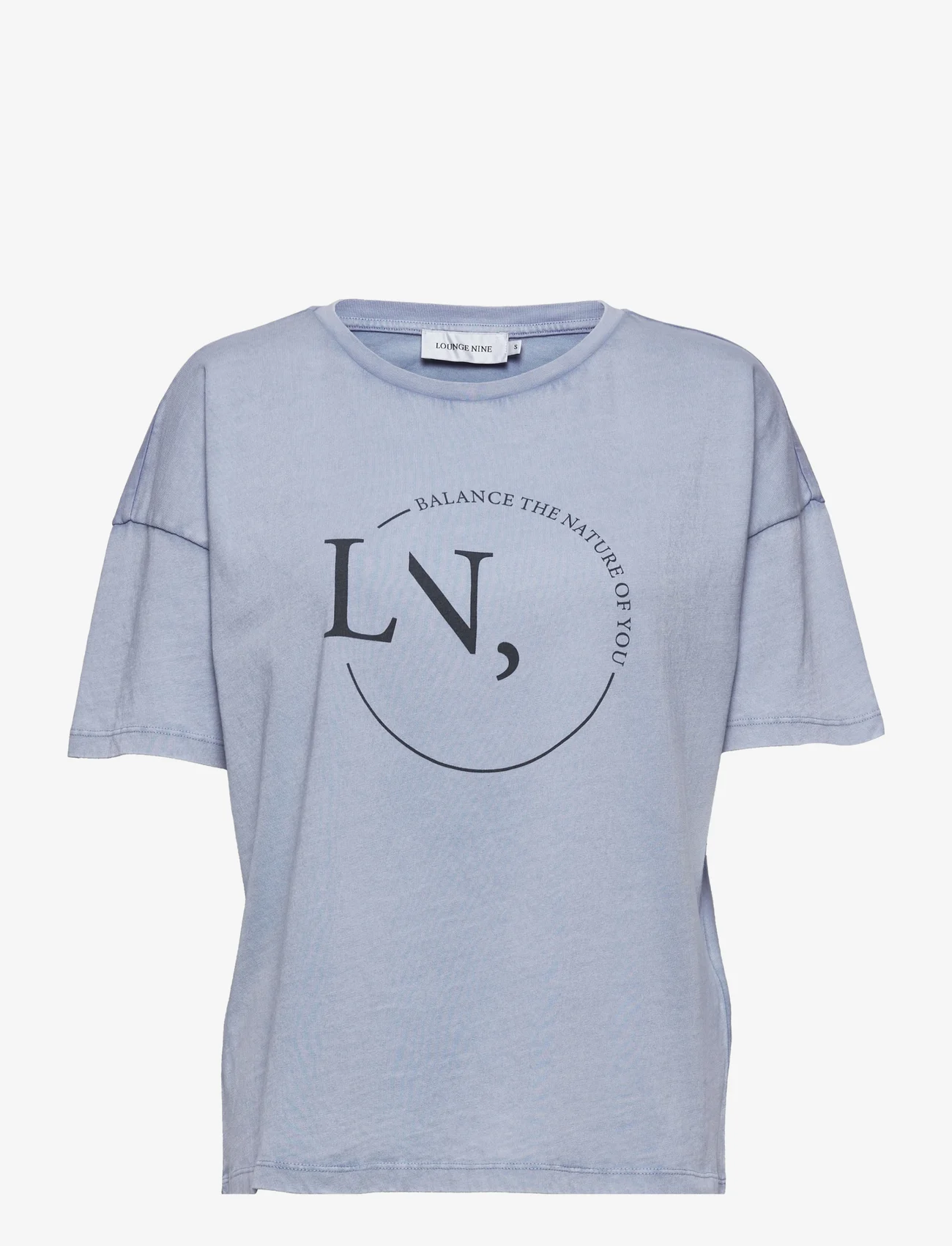 Lounge Nine - LNHanky T-shirt - laveste priser - blue heron - 0