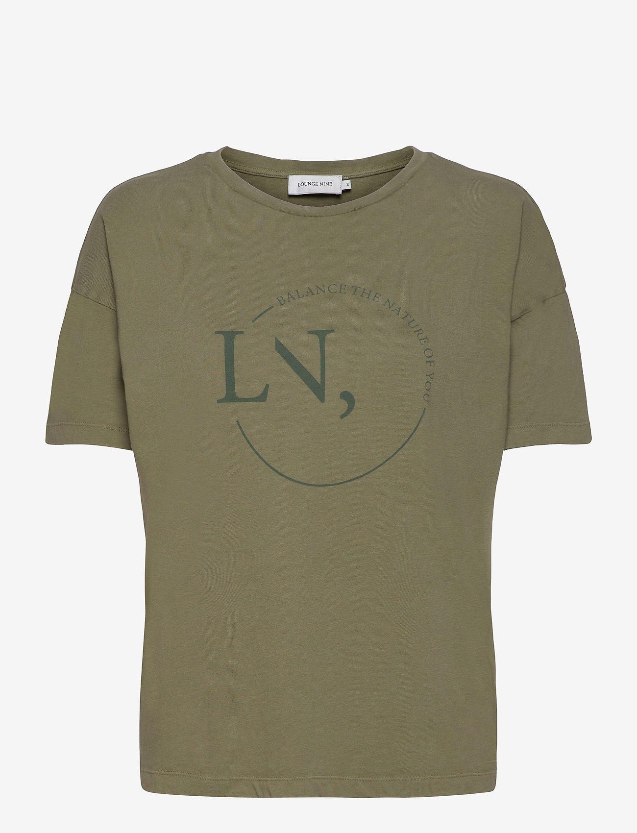Lounge Nine - LNHanky T-shirt - t-paidat - vetiver - 0