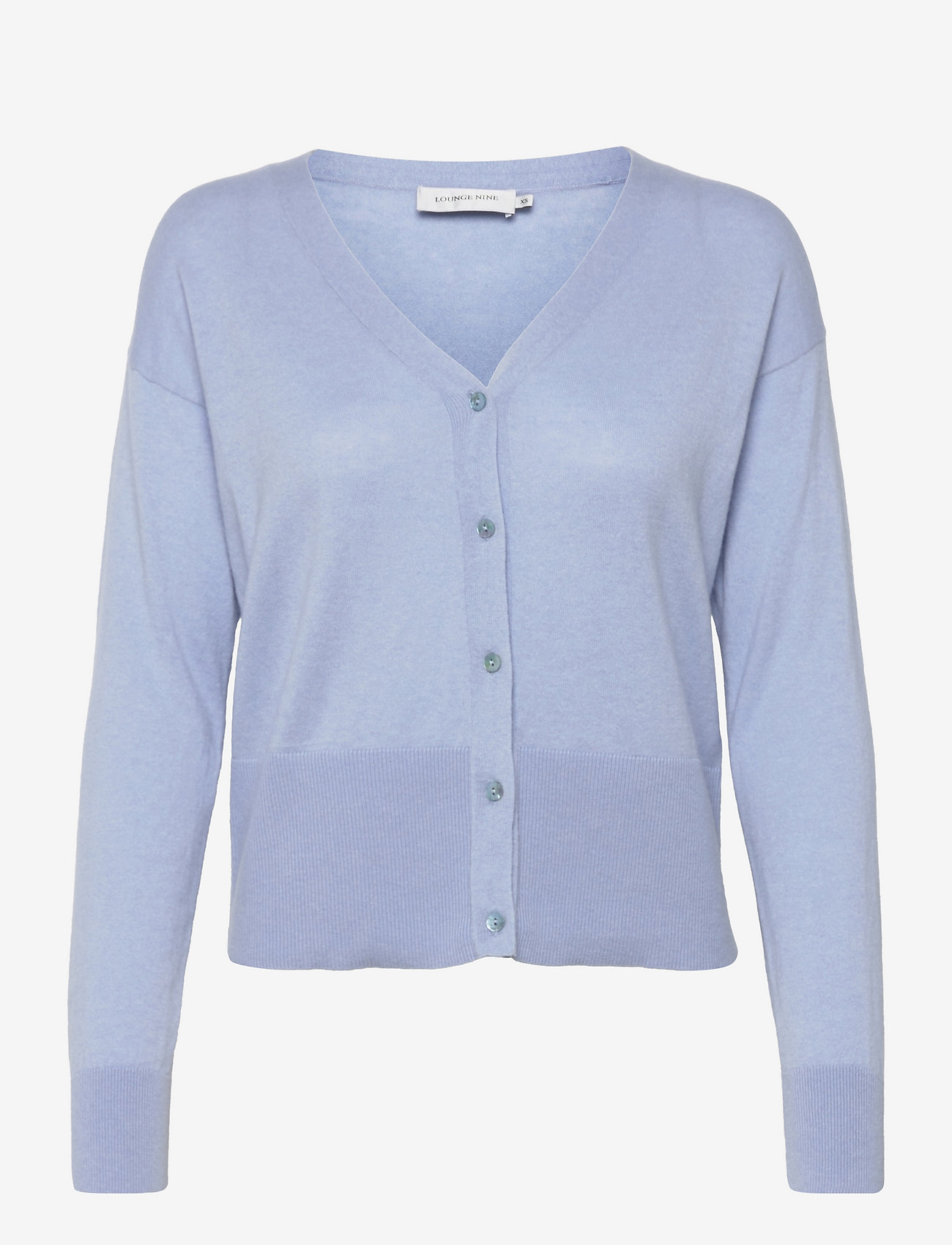 Lounge Nine - LNBallou Knit Cardigan - blue heron melange - 0