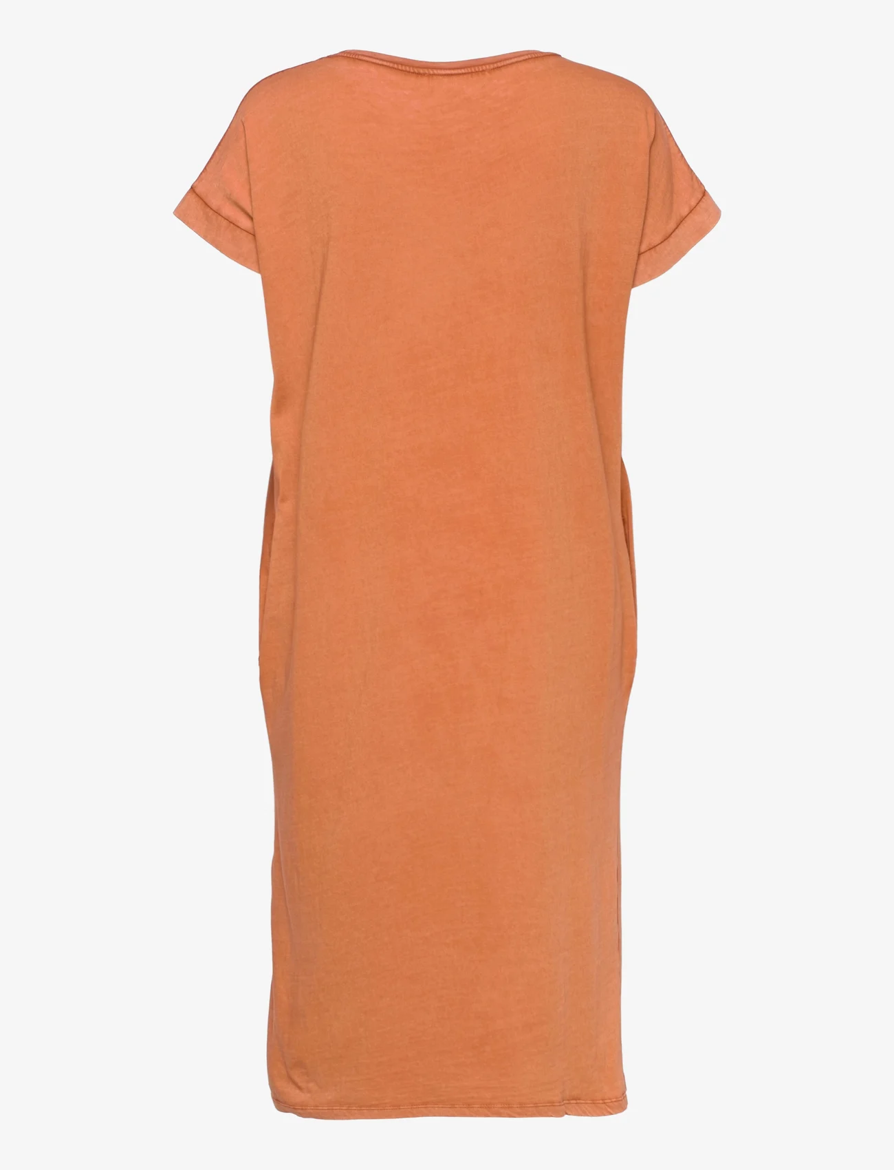 Lounge Nine - LNHanky Dress - t-shirt dresses - pecan brown - 1