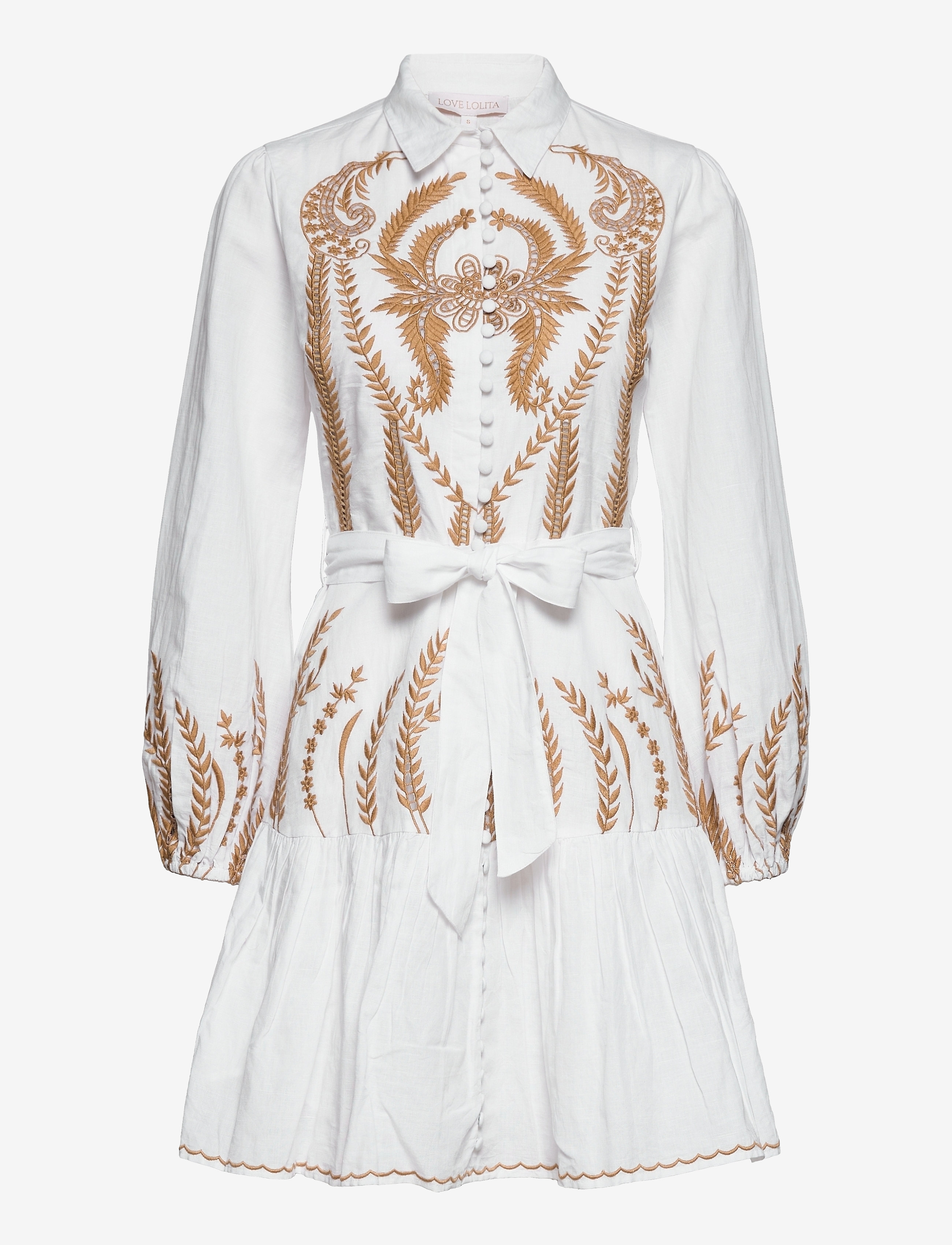 Love Lolita - Berta Dress - caramel embroidery - 0