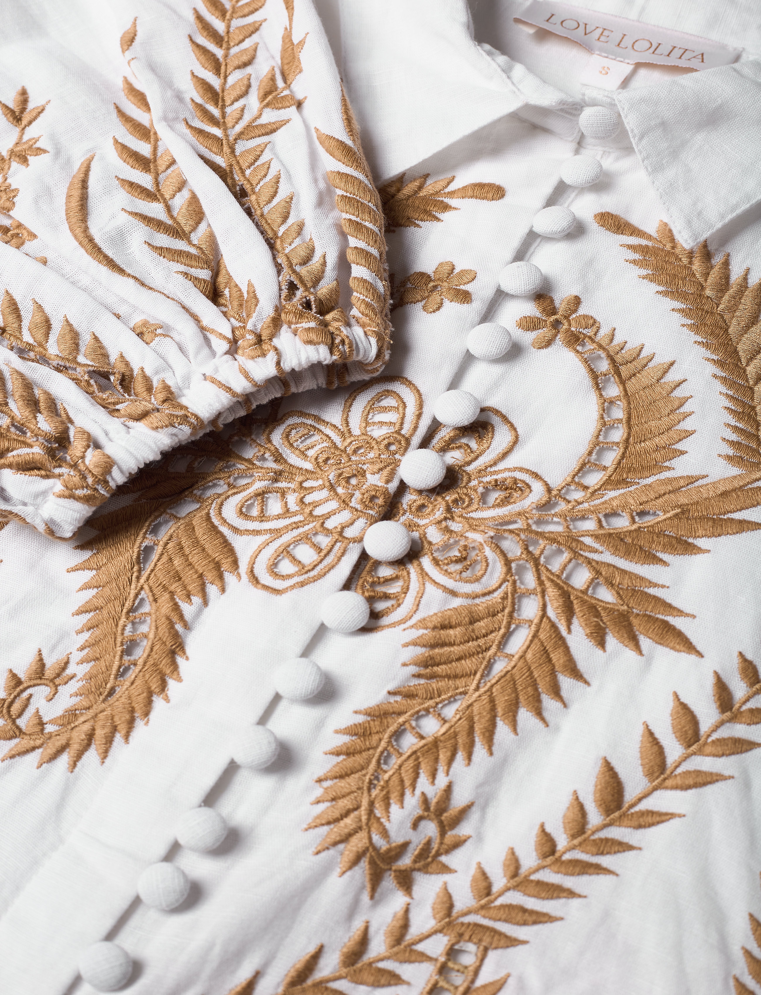 Love Lolita - Berta Dress - caramel embroidery - 2