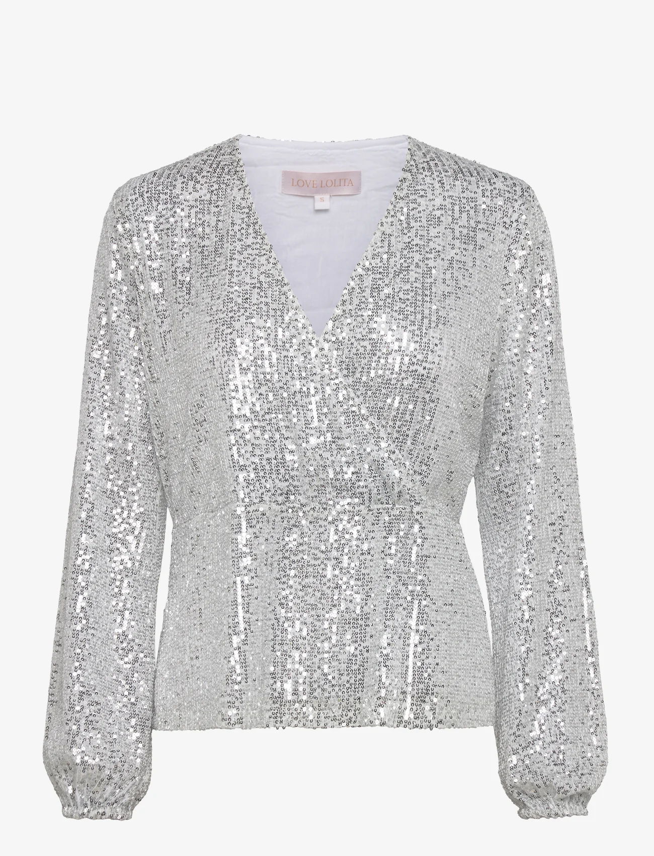 Love Lolita - Adeline blouse - langärmlige blusen - silver sequins - 0
