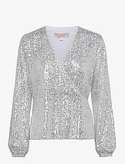 Love Lolita - Adeline blouse - bluzki z długimi rękawami - silver sequins - 0