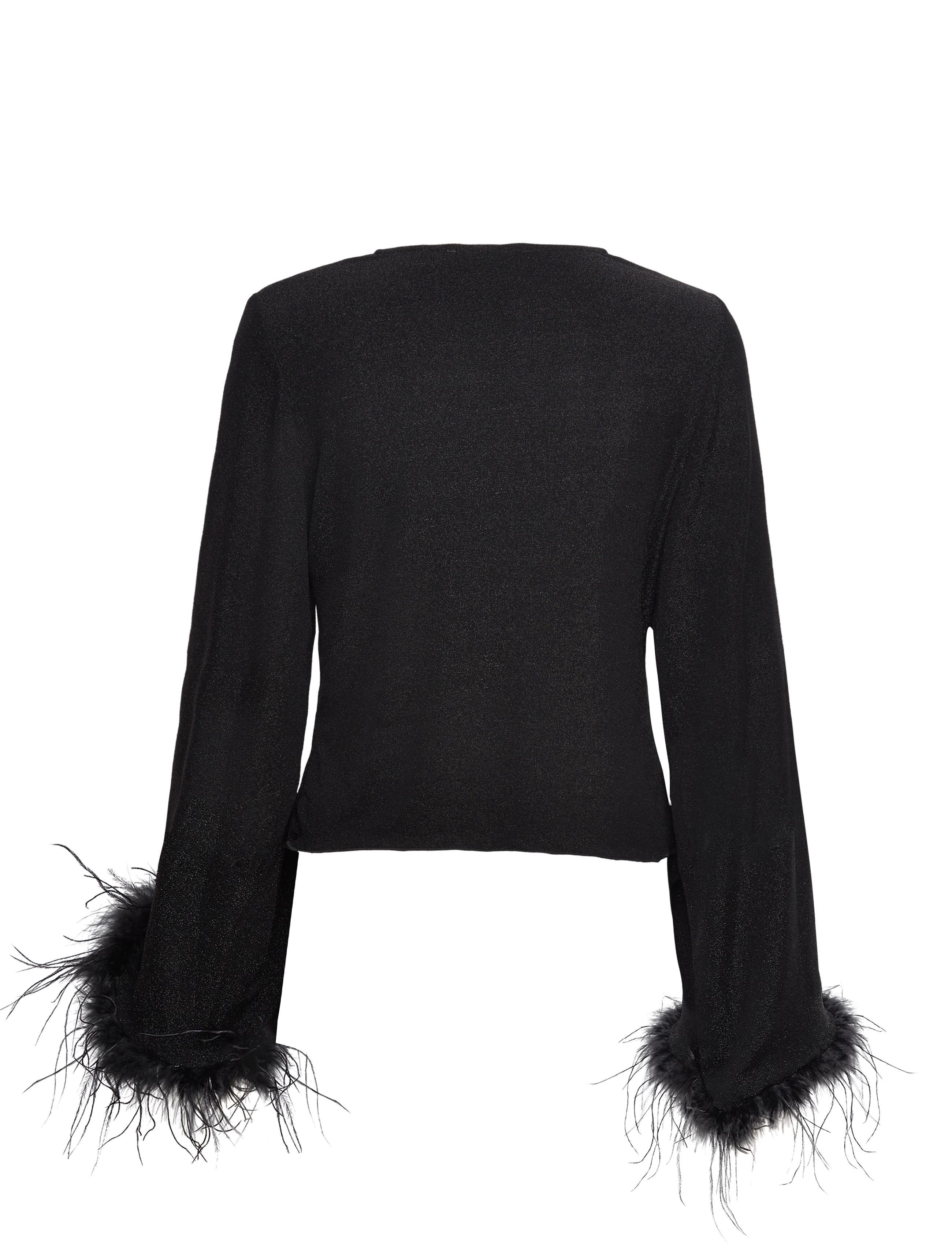 Love Lolita - Peach blouse - black glitter - 1