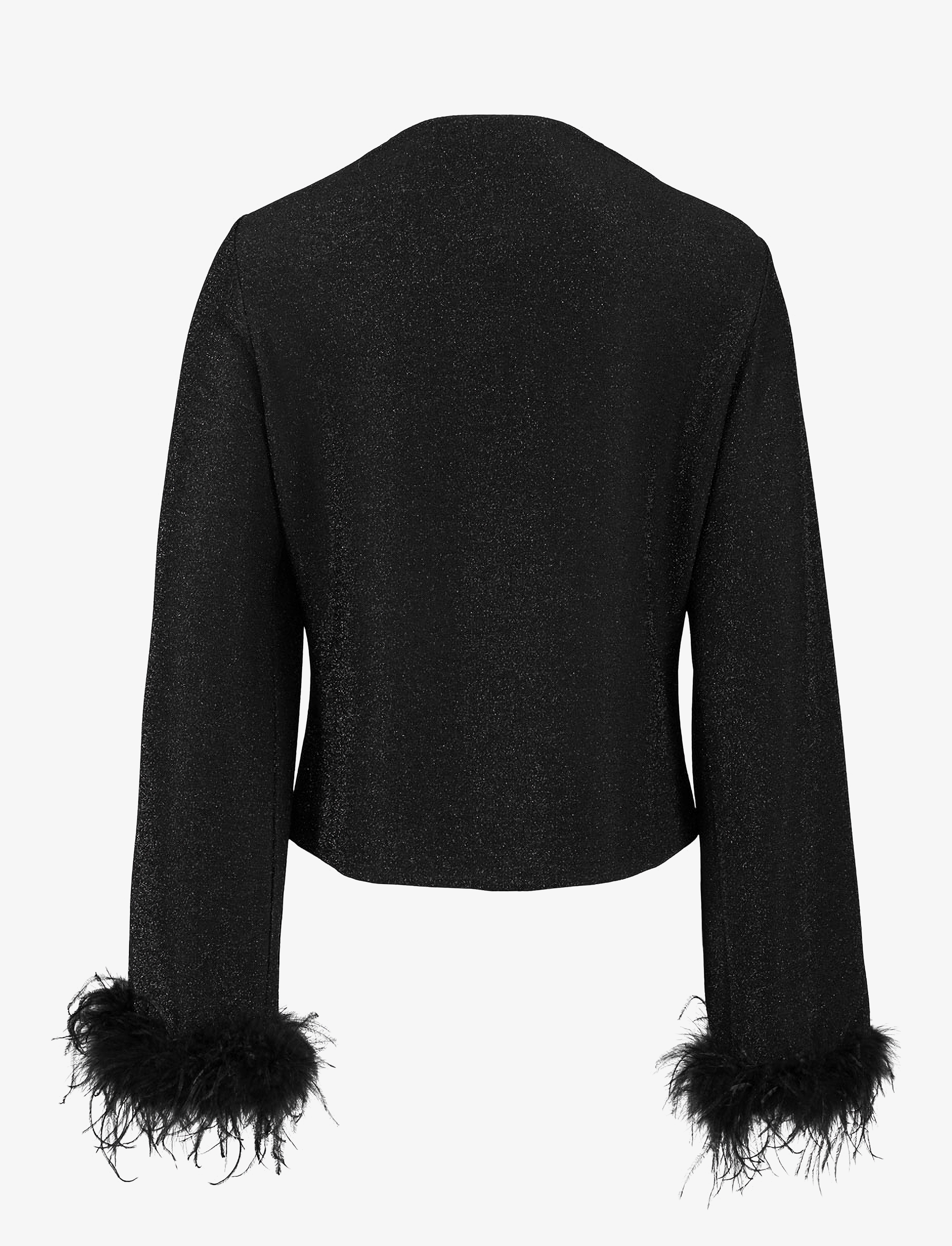 Love Lolita - Peach blouse - black glitter - 2