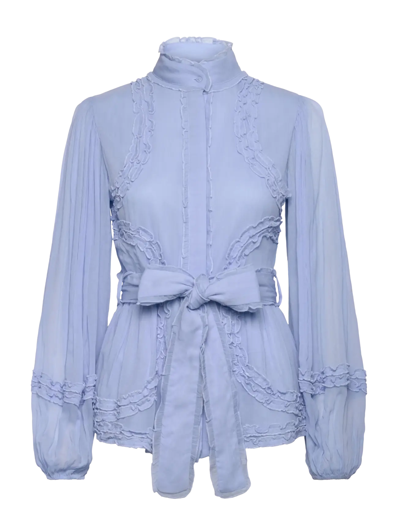 Love Lolina Violetta blouse - Love Lolina - LIGHT BLUE / blue