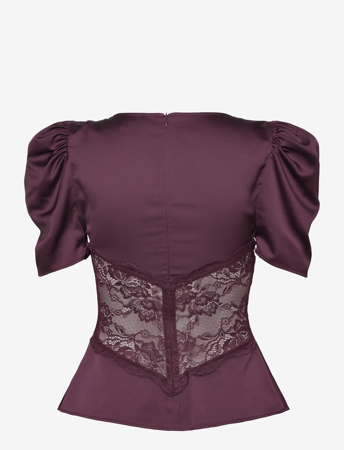 Love Lolina - Francis lace top - burgundy - 1