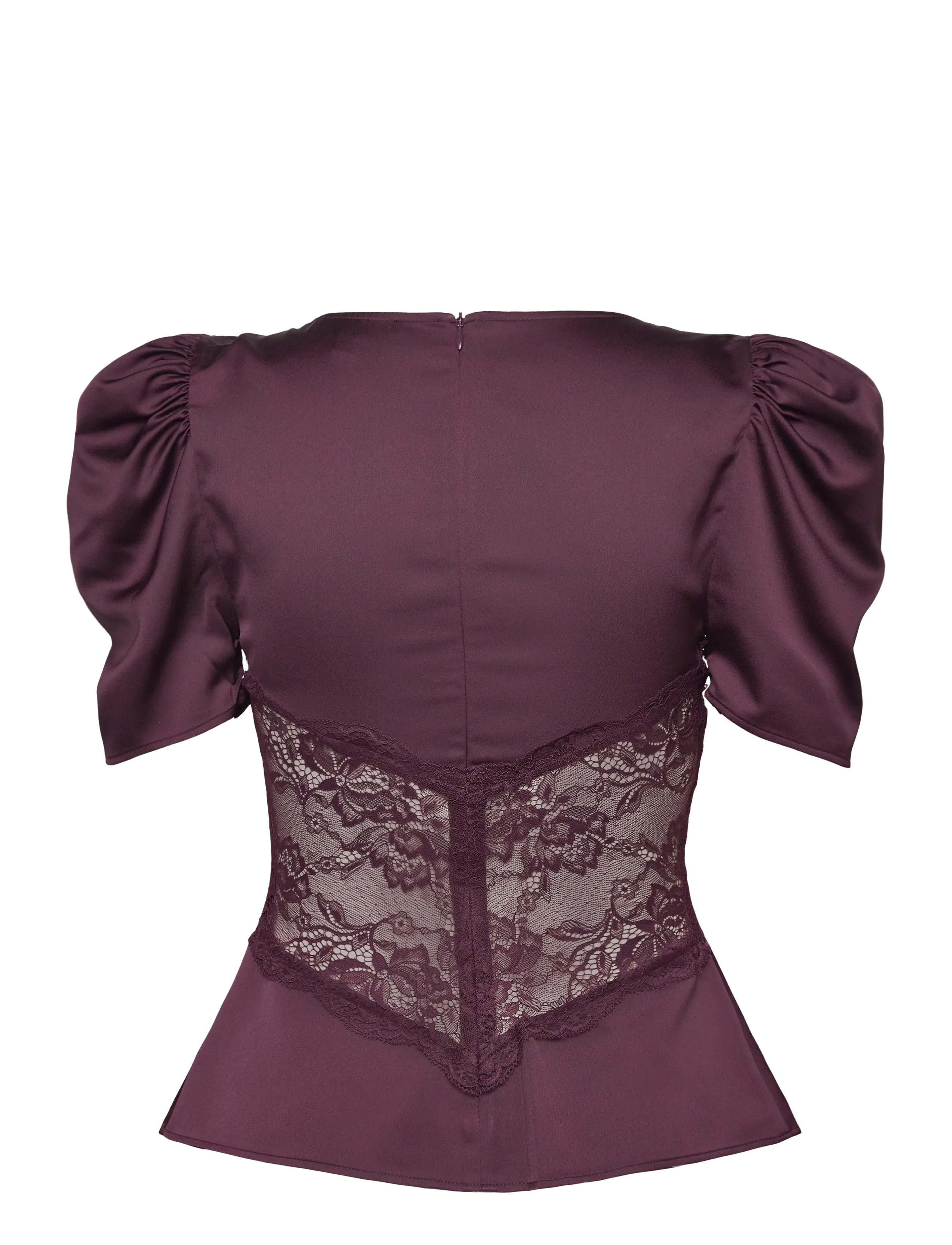 Love Lolina - Francis lace top - burgundy - 1
