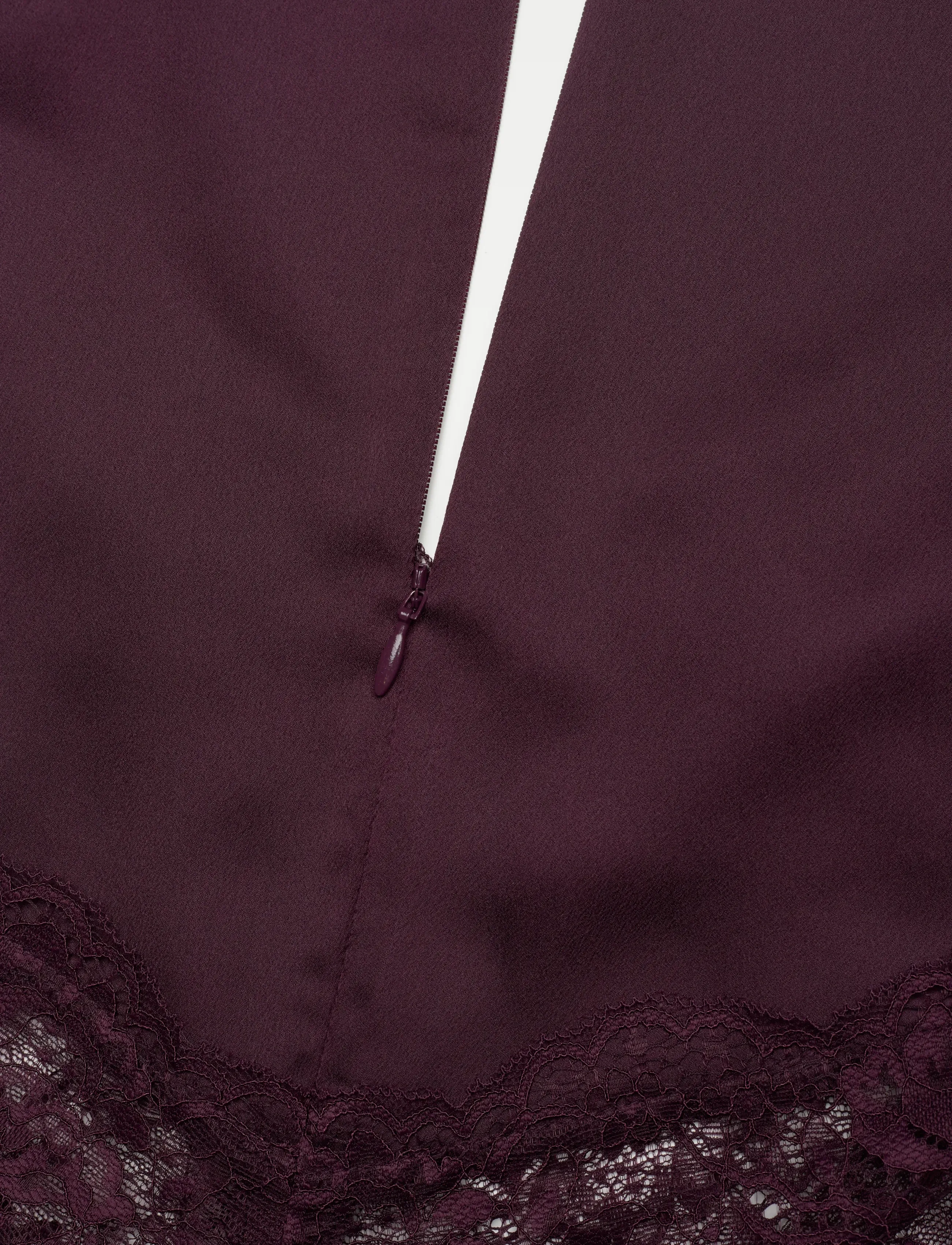 Love Lolina - Francis lace top - burgundy - 3