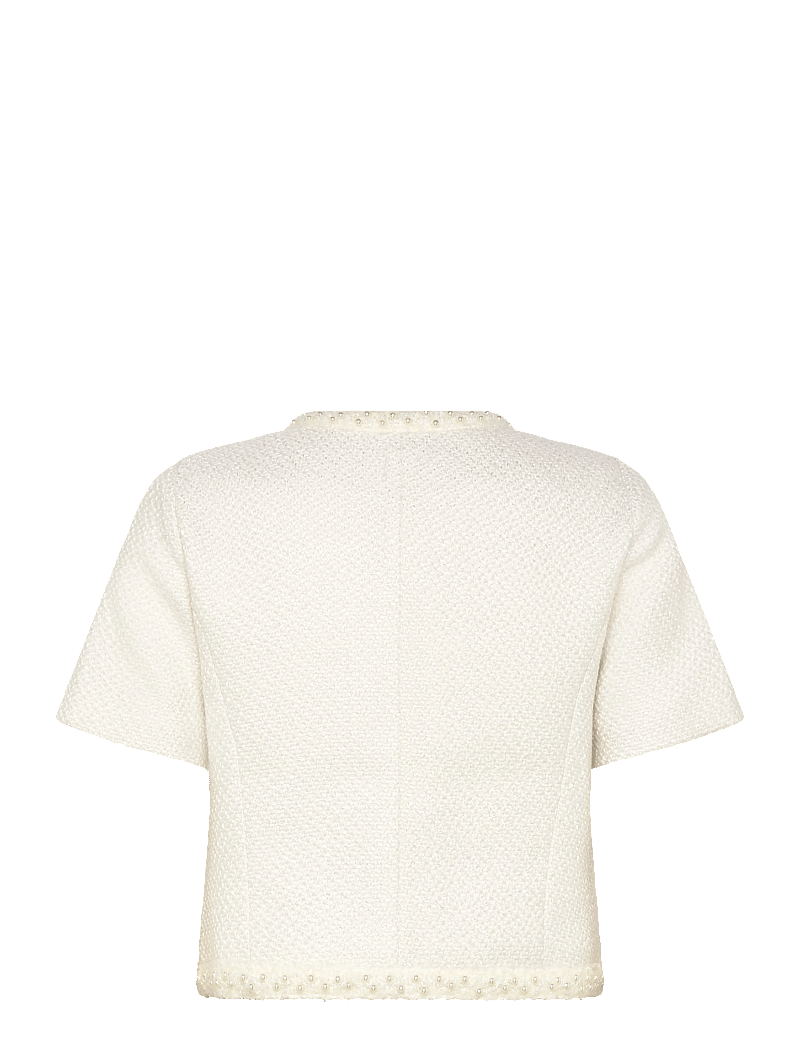 Love Lolina - Abeline top - short-sleeved blouses - white - 2