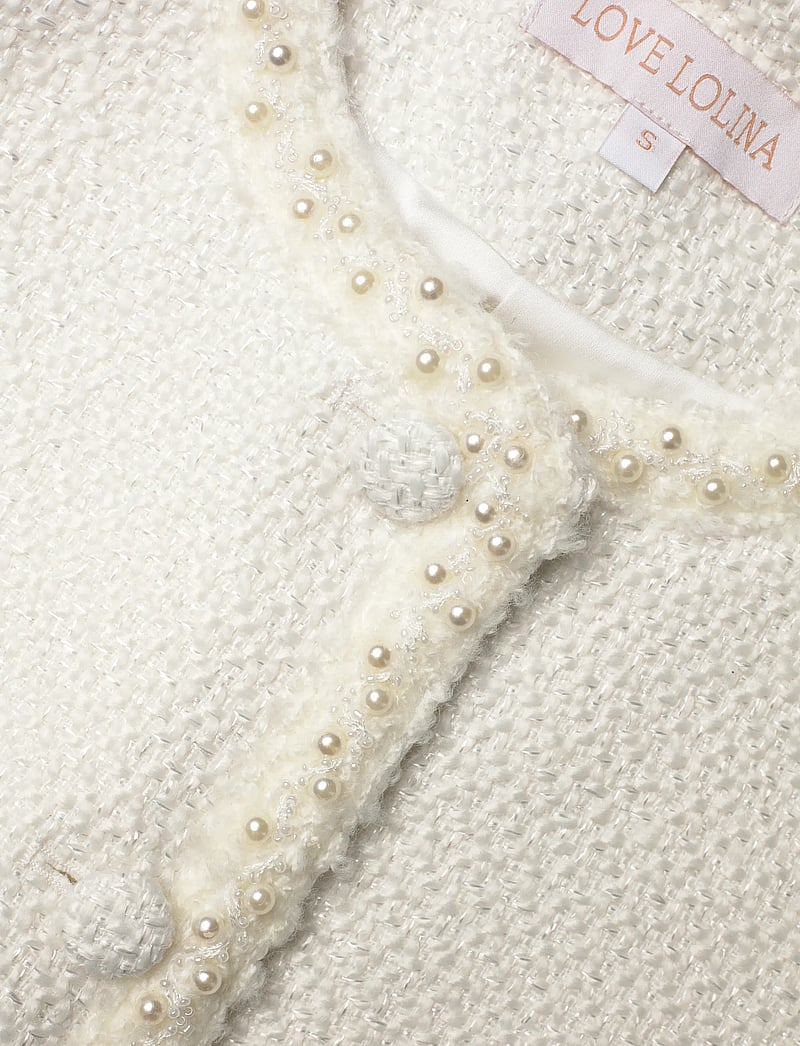 Love Lolina - Abeline top - short-sleeved blouses - white - 5