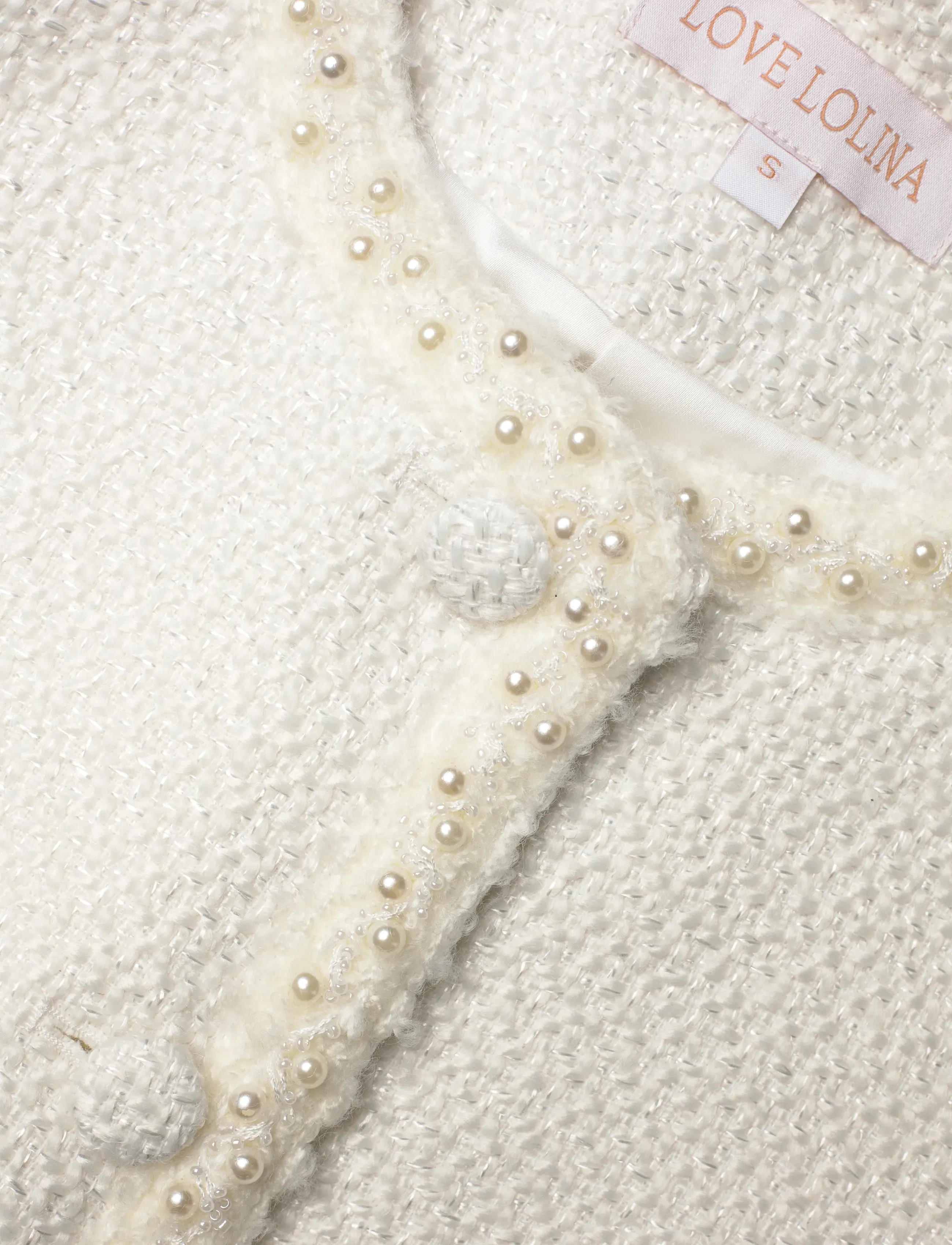 Love Lolina - Abeline top - kurzämlige blusen - white - 5