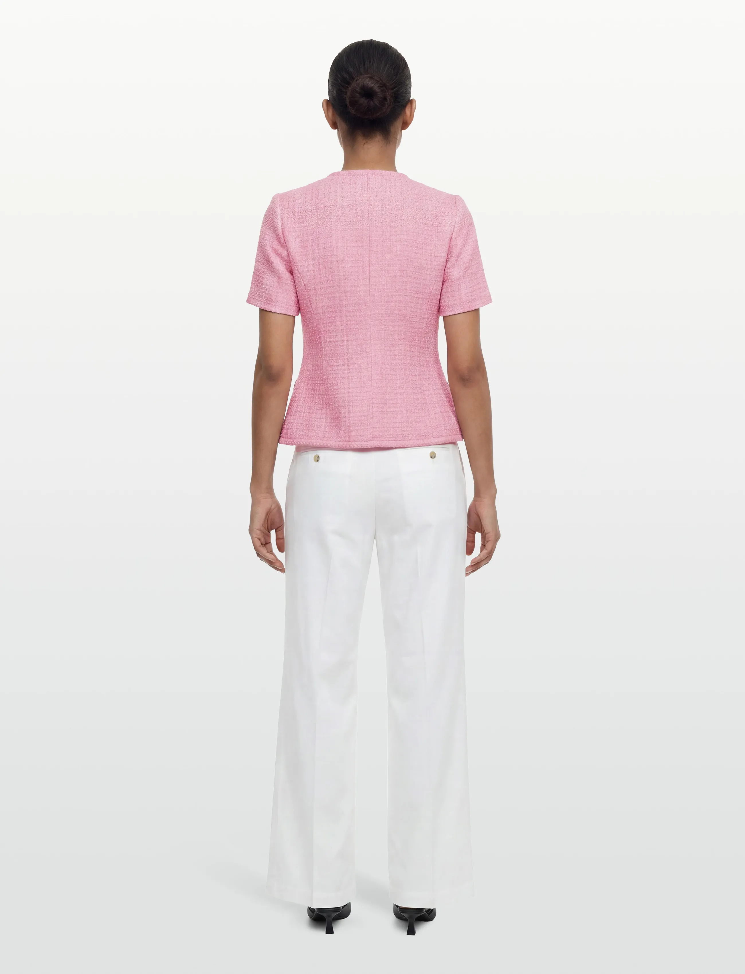 Love Lolina - Abbot top - short-sleeved blouses - pink - 4