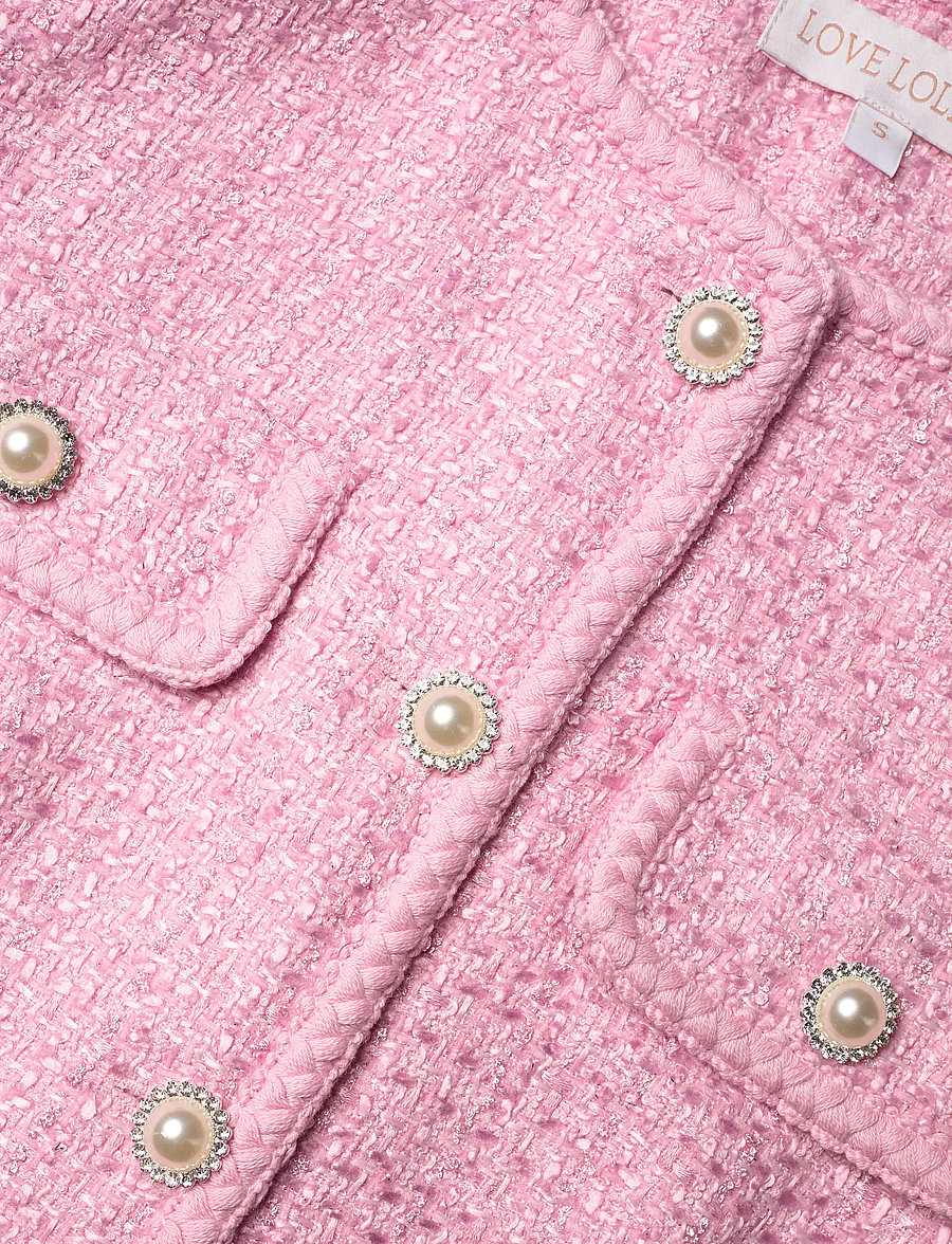 Love Lolina - Abbot top - kurzärmelige blusen - pink - 5