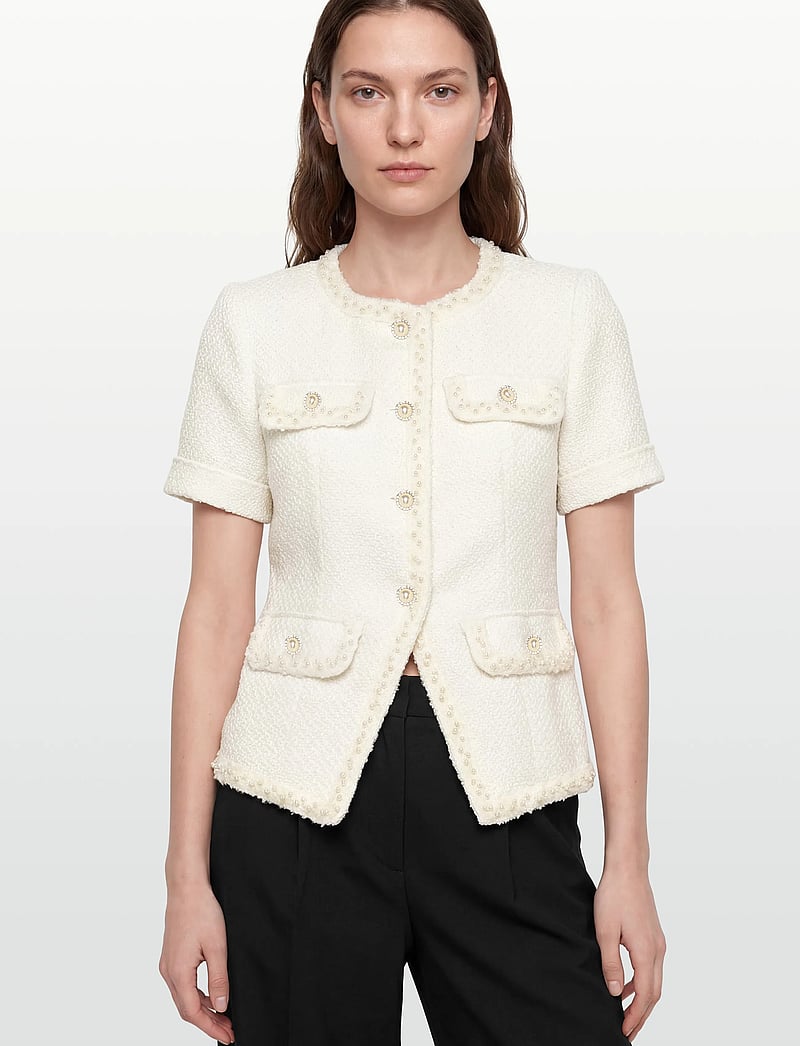 Love Lolina - Abbot top - kortærmede bluser - white - 3